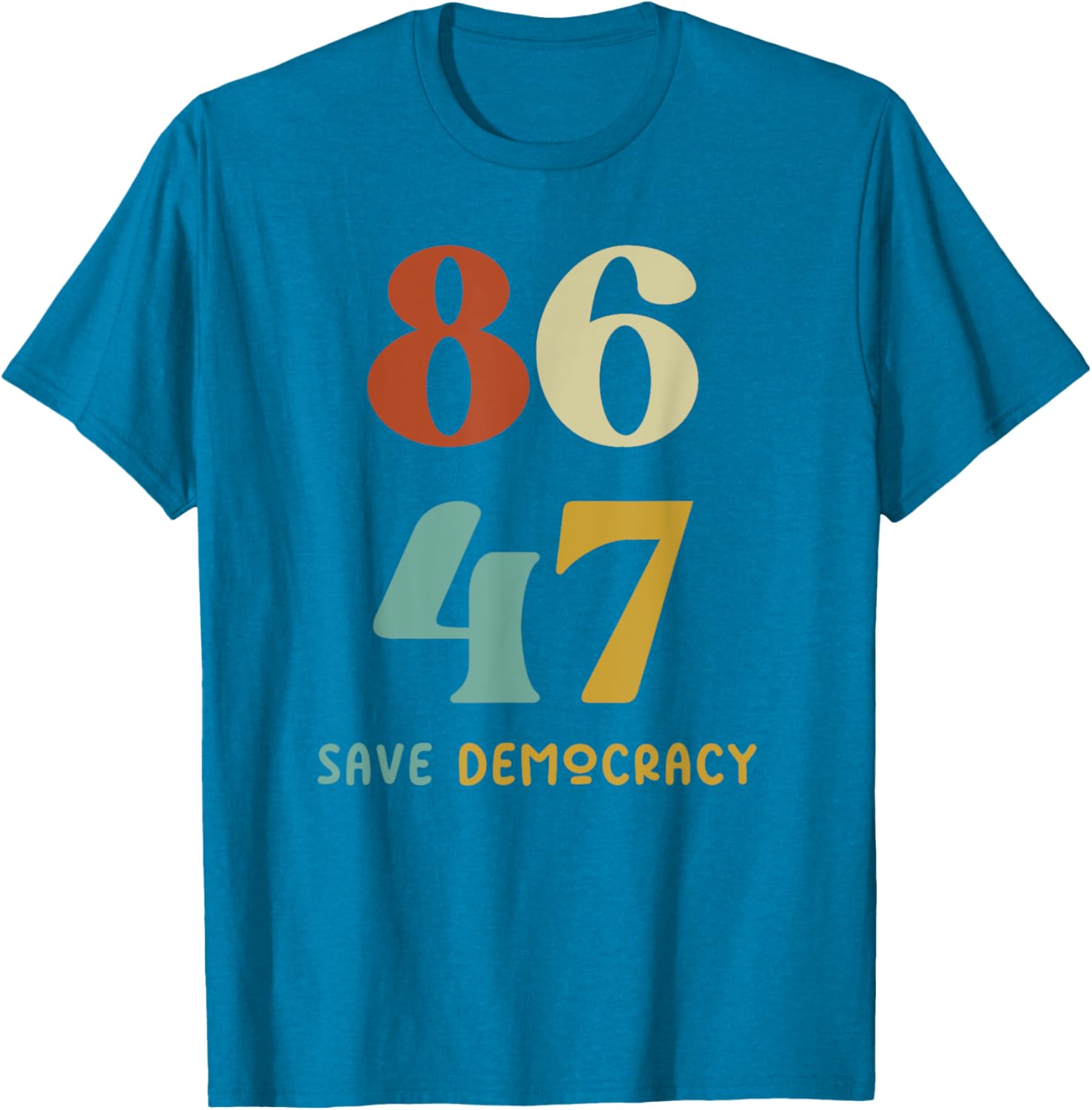 Save Democracy Anti Trump T-Shirt for Political Protest Enthusiasts - 8