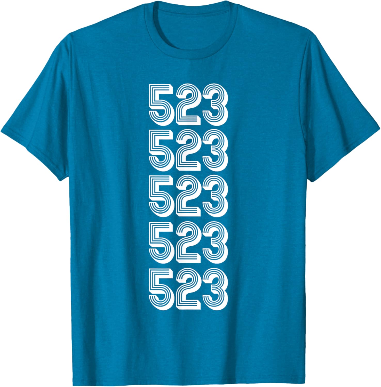 523 Area Code Non Geographic Services T-Shirt - Fun and Stylish Apparel - 1