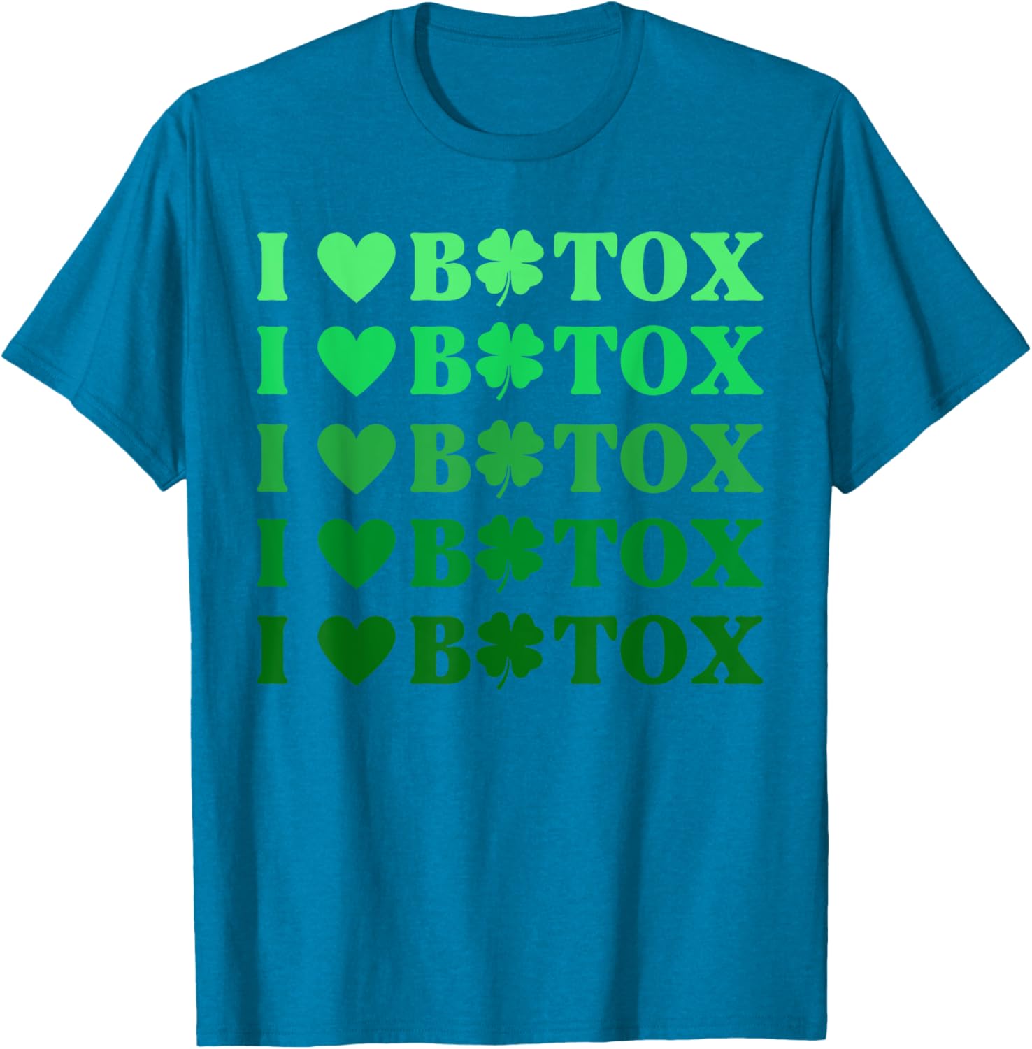 St Patrick's Day Botox Dealer Nurse Esthetician T-Shirt for Fun Festivities - 1