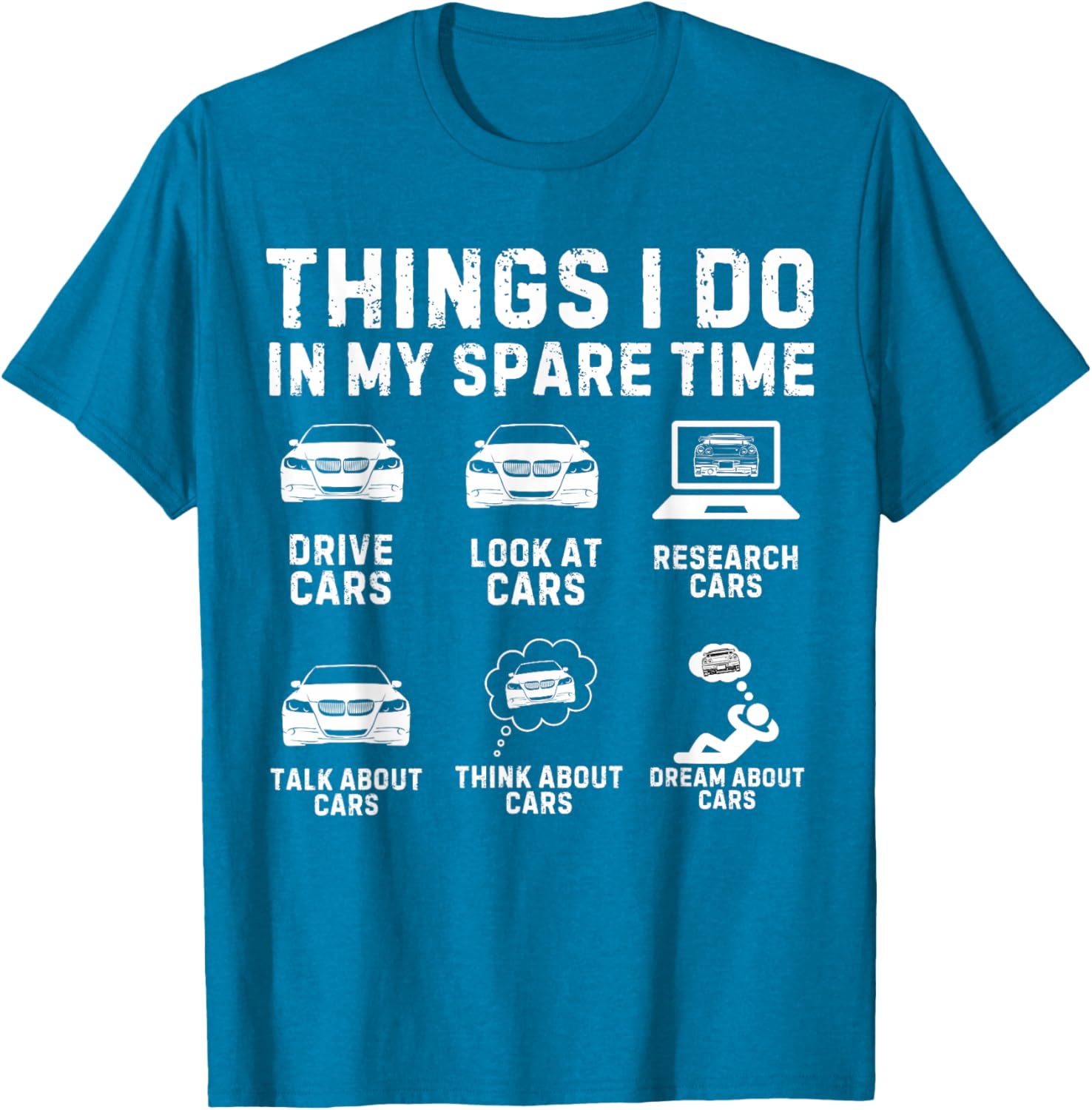 Car Enthusiast Men's T-Shirt for Spare Time Fun and Style - 17