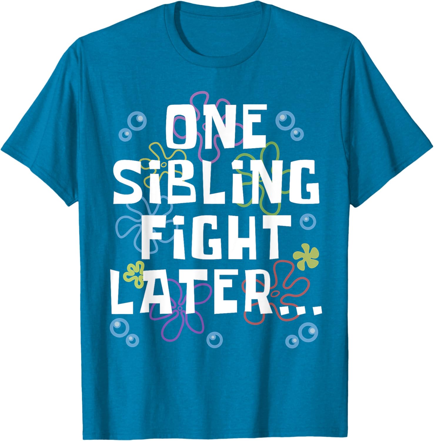 Siblings Matching Brother Sister T-Shirt One Sibling Fight Later Design - 5