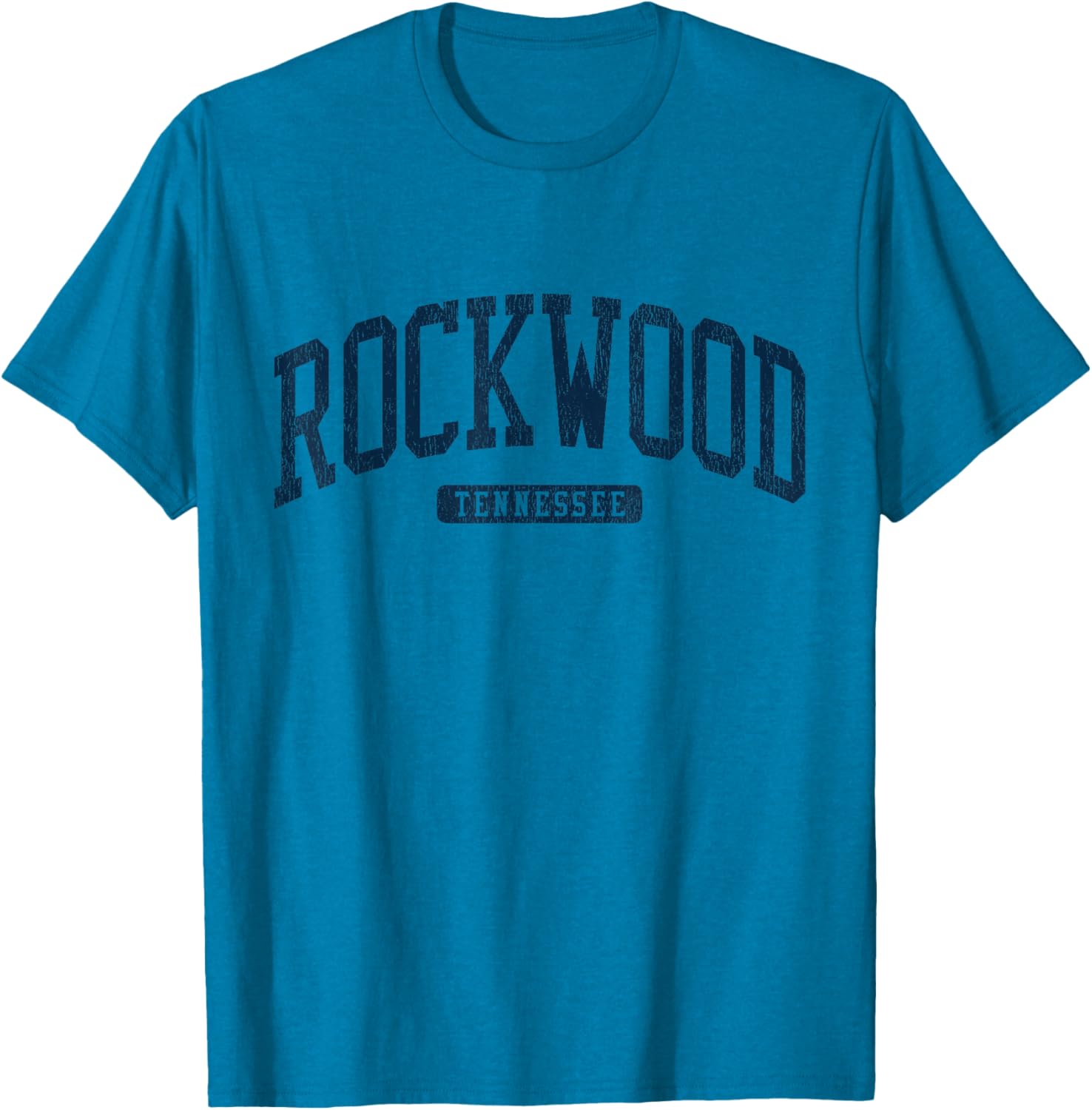 Rockwood Tennessee College University Blue T-Shirt for Casual Style - 14