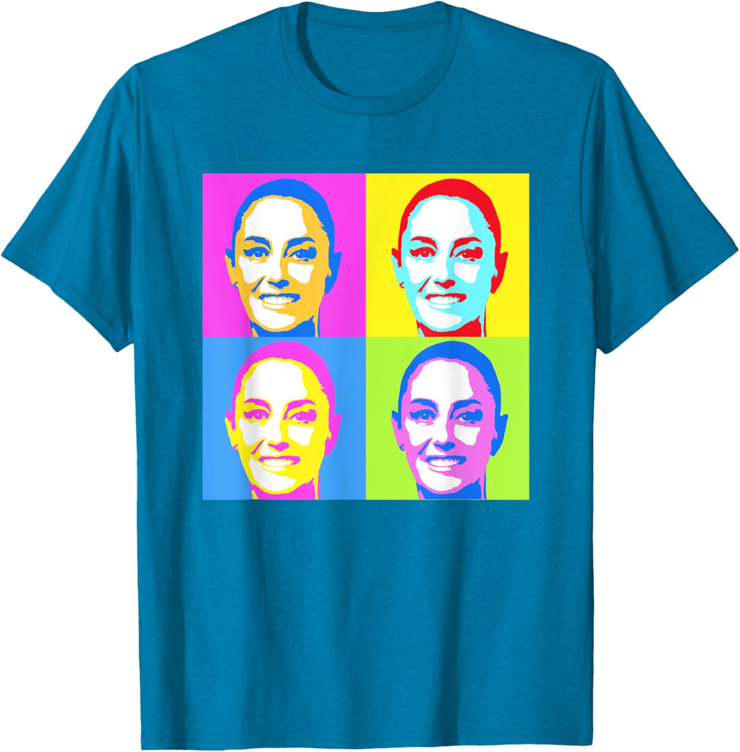 Claudia Sheinbaum Pop Art T-Shirt for Supporters of Mexico's President - 25