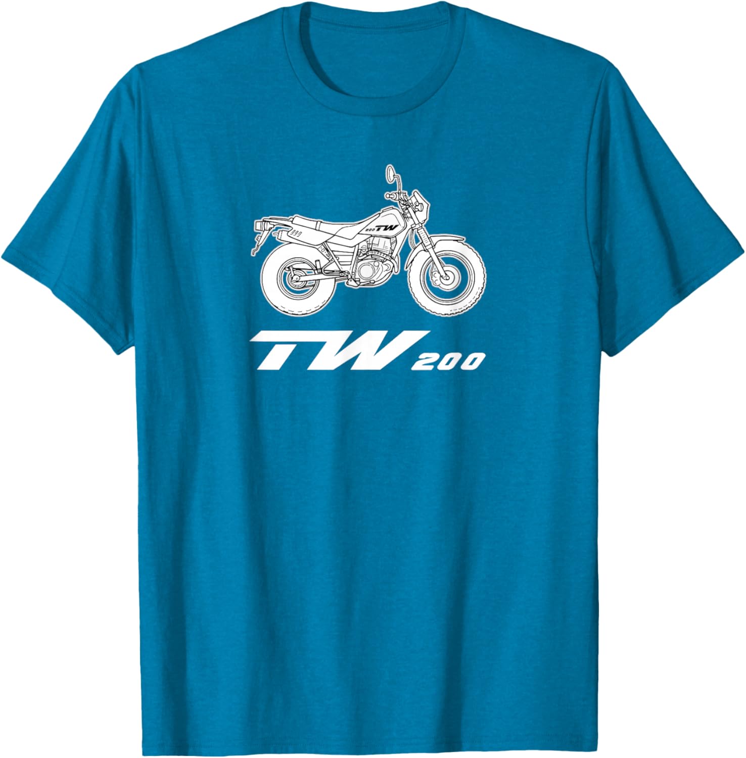 TW200 Dual Sport Dirt Bike T-Shirt for Motorcycle Enthusiasts - 13