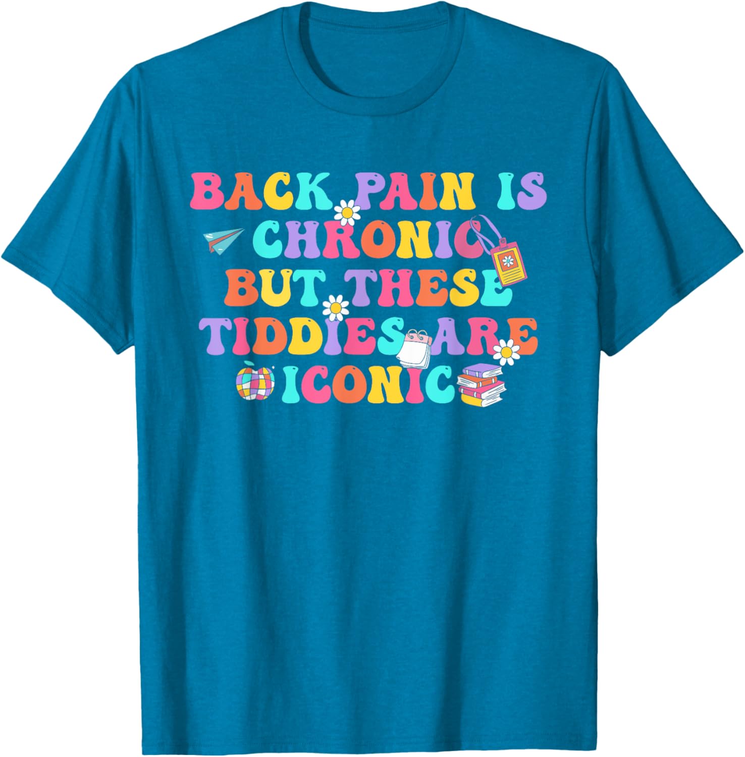 Chronic Back Pain Iconic Women Men T-Shirt for Comfort and Style - 8