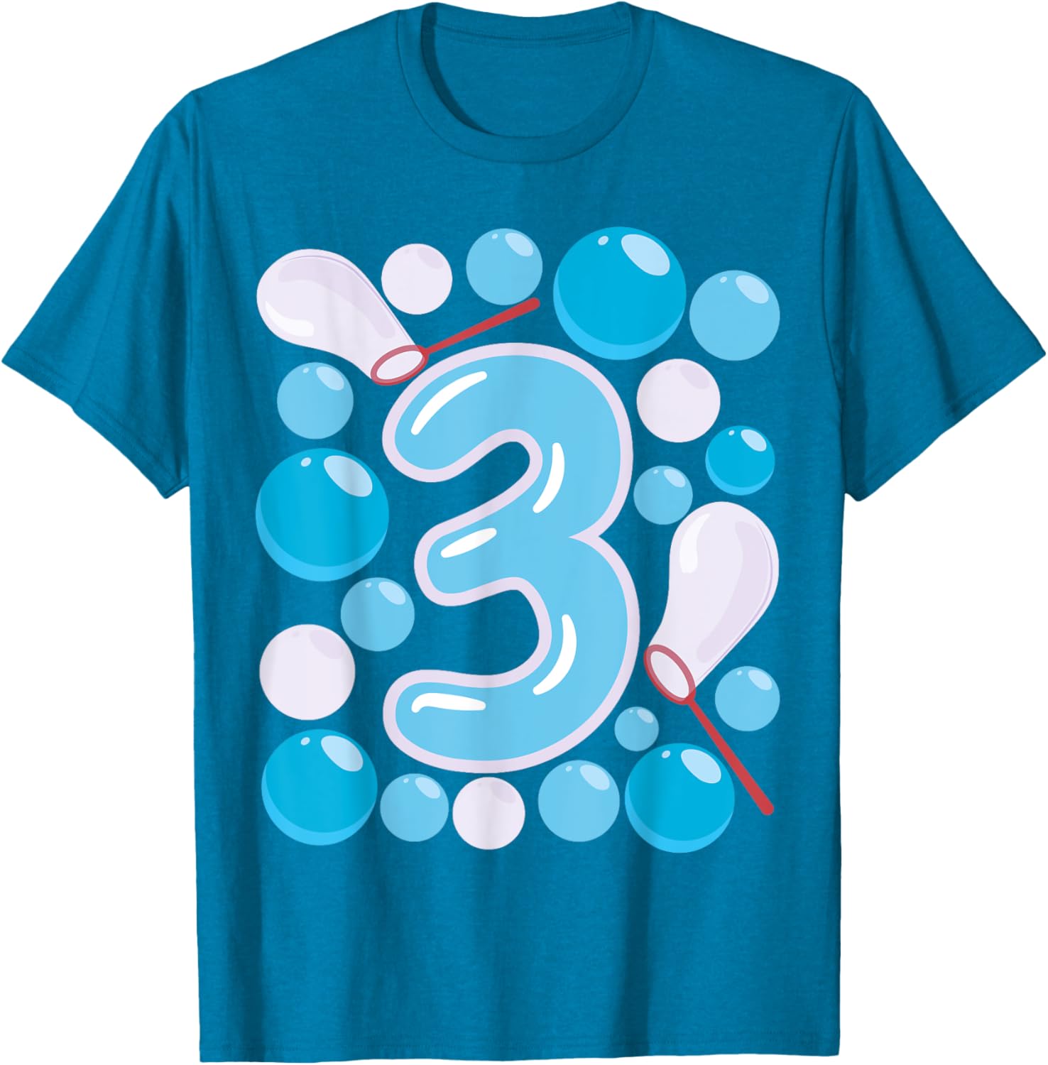 Adorable 3rd Bubble Birthday T-Shirt for Boys - Perfect Party Wear! - 2