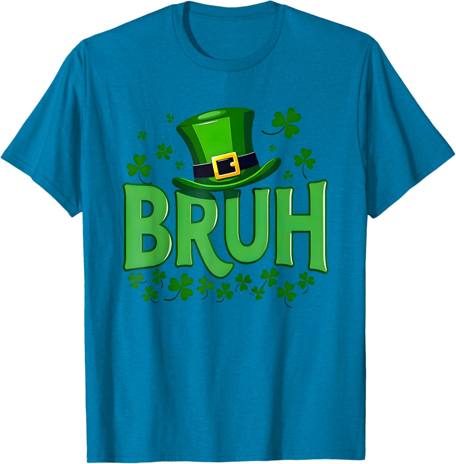 Cool Bruh Dabbing Shamrock T-Shirt for St Patricks Day Teens and Kids - 16