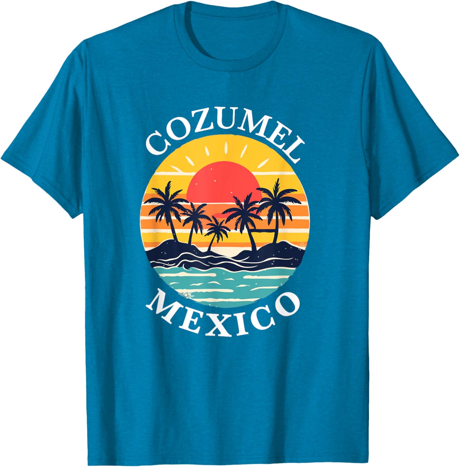 Cozumel Mexico Souvenir T-Shirt for Men and Women Travel Reminders - 1