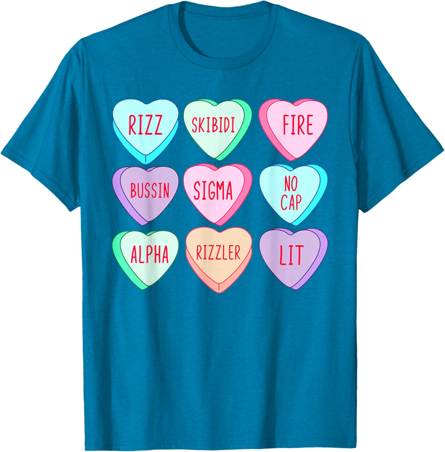Funny Skibidi Valentine's Day Rizz T-Shirt for Lovable Couples - 12
