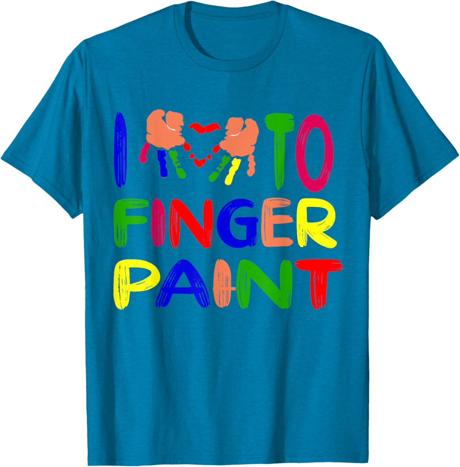 Cute Couple Valentine T-Shirt I Heart Love to Finger Paint Gift - 10