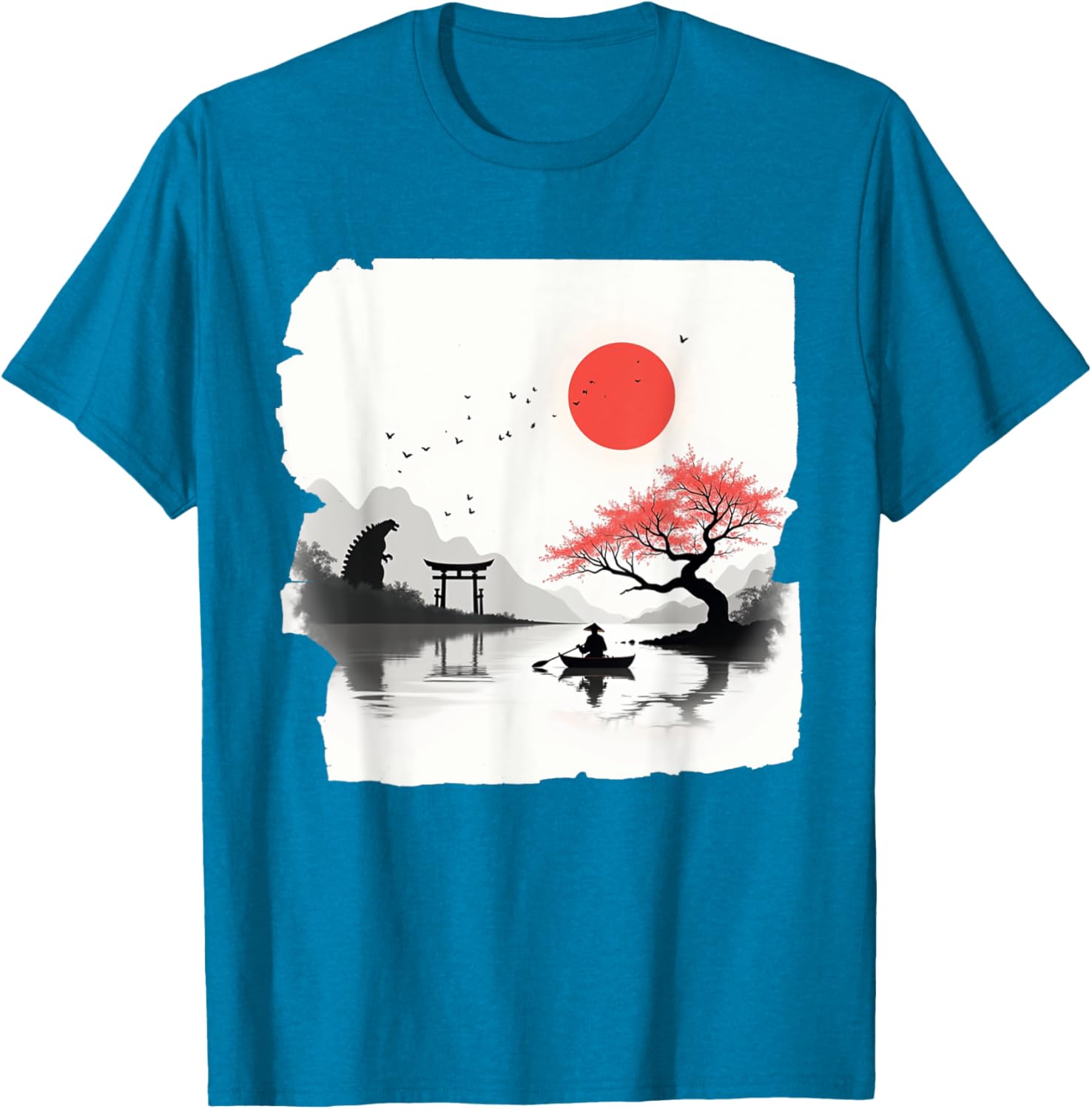Retro Vintage Japanese Kaiju Art T-Shirt for Unique Style Lovers - 14