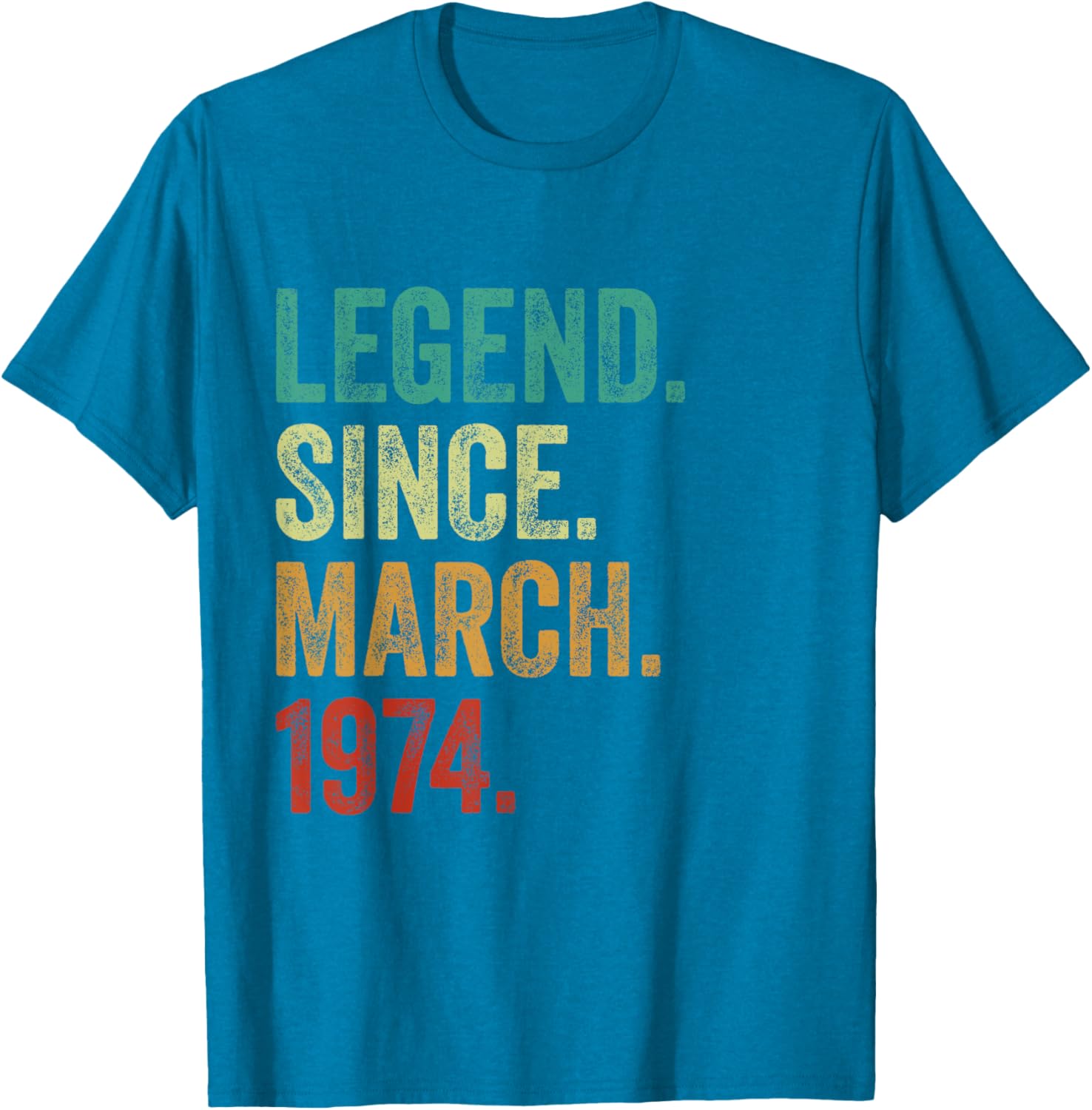 51 Years Old Legend Since March 1974 51st Birthday T-Shirt for Men - 13