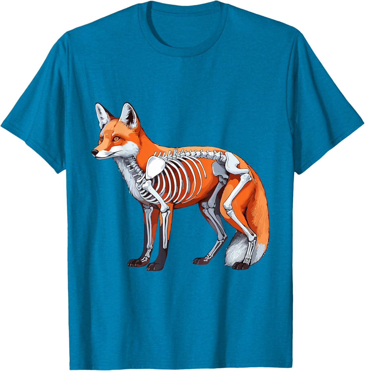 X-ray Fox Body Anatomy Radiography Skeleton T-Shirt for Anatomy Lovers - 29