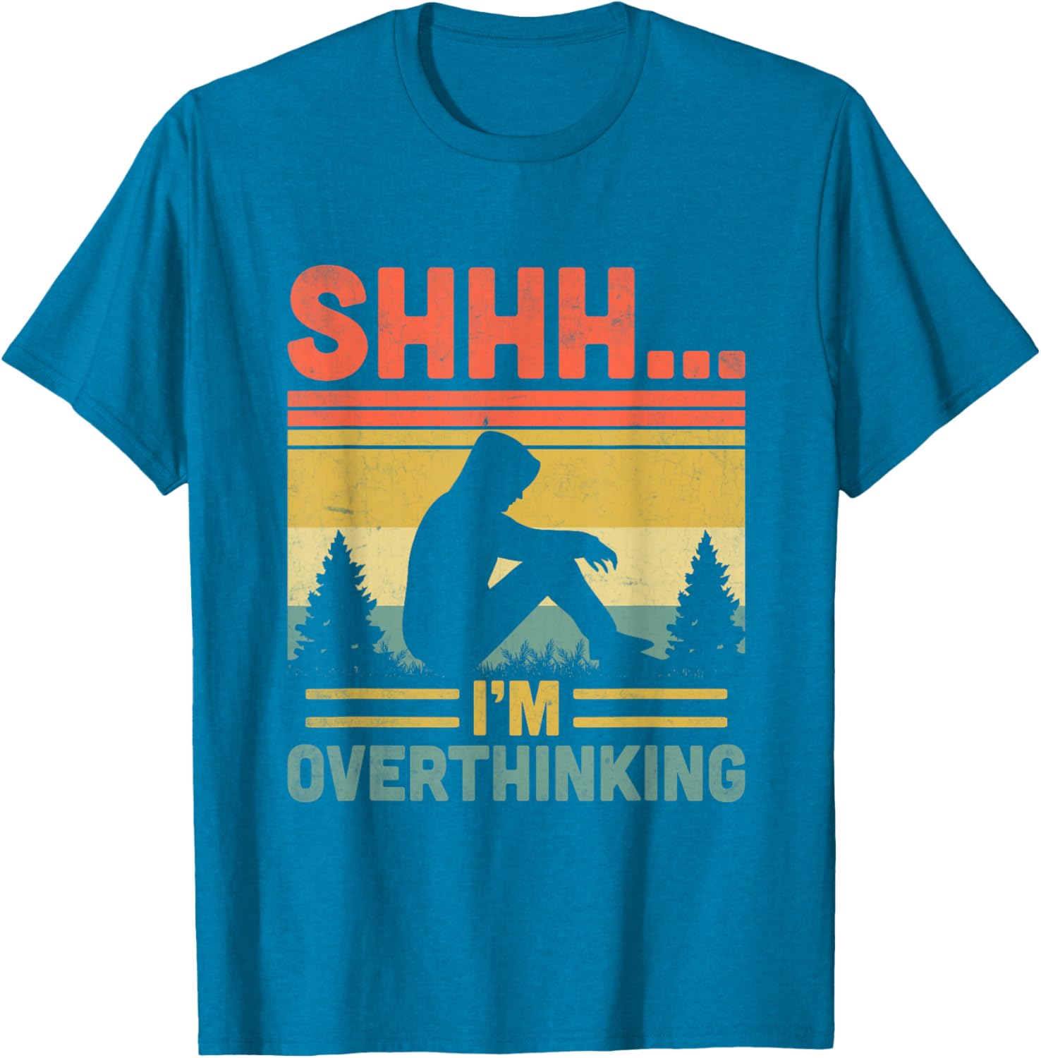 Shhh I’m Overthinking T-Shirt for Introverts – Funny & Cozy Apparel - 9