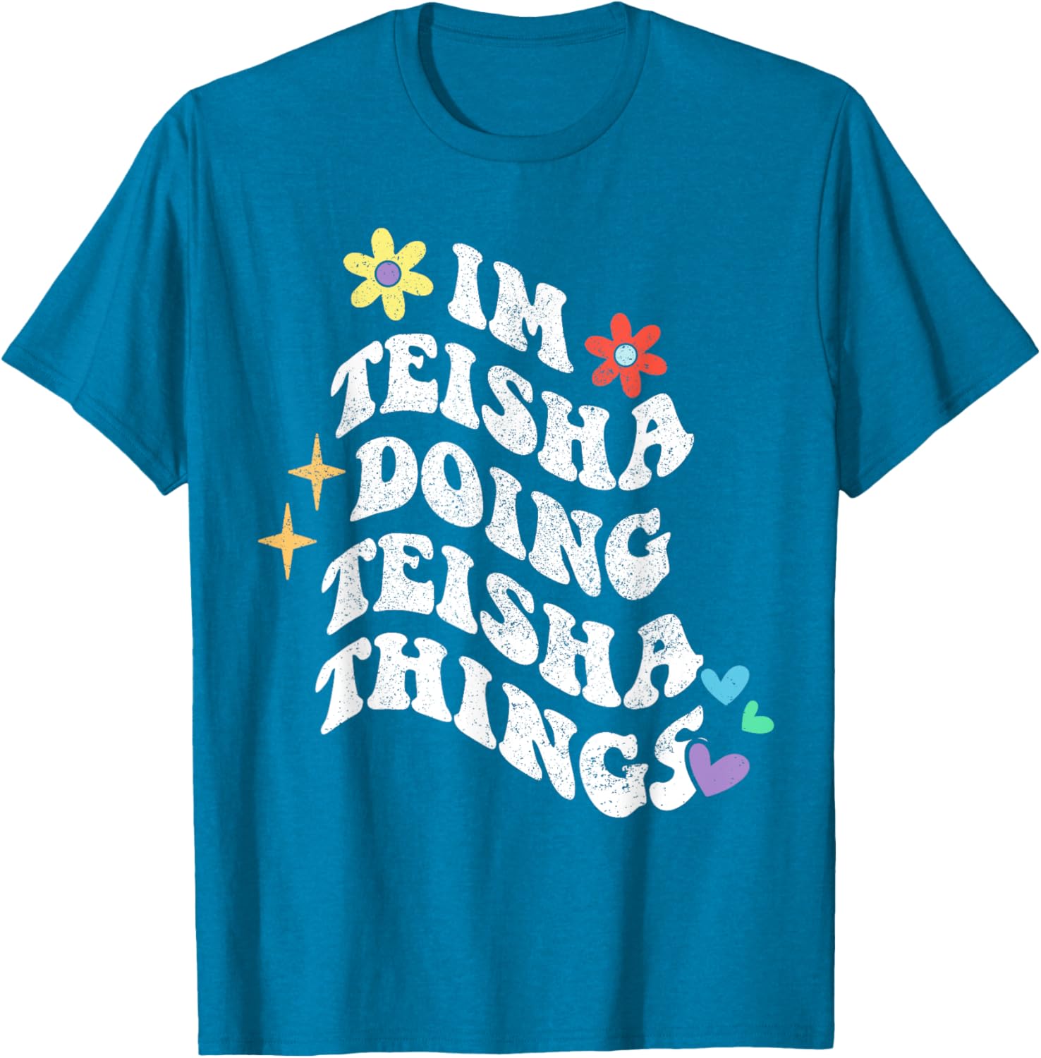 Retro Groovy Teisha Doing Teisha Things Funny Mother's T-Shirt - 9