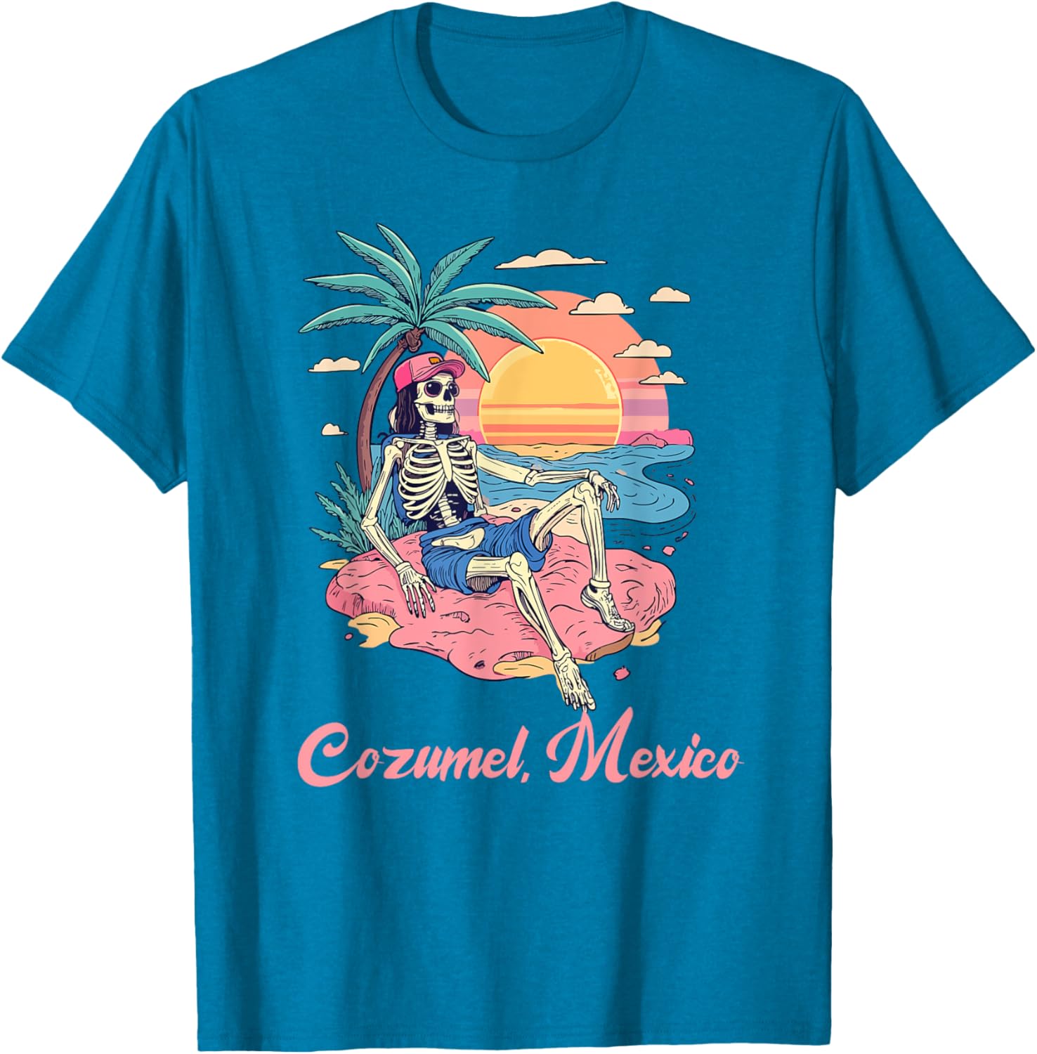 Cozumel Mexico Vacation T-Shirt for Men and Women Souvenir Apparel - 3
