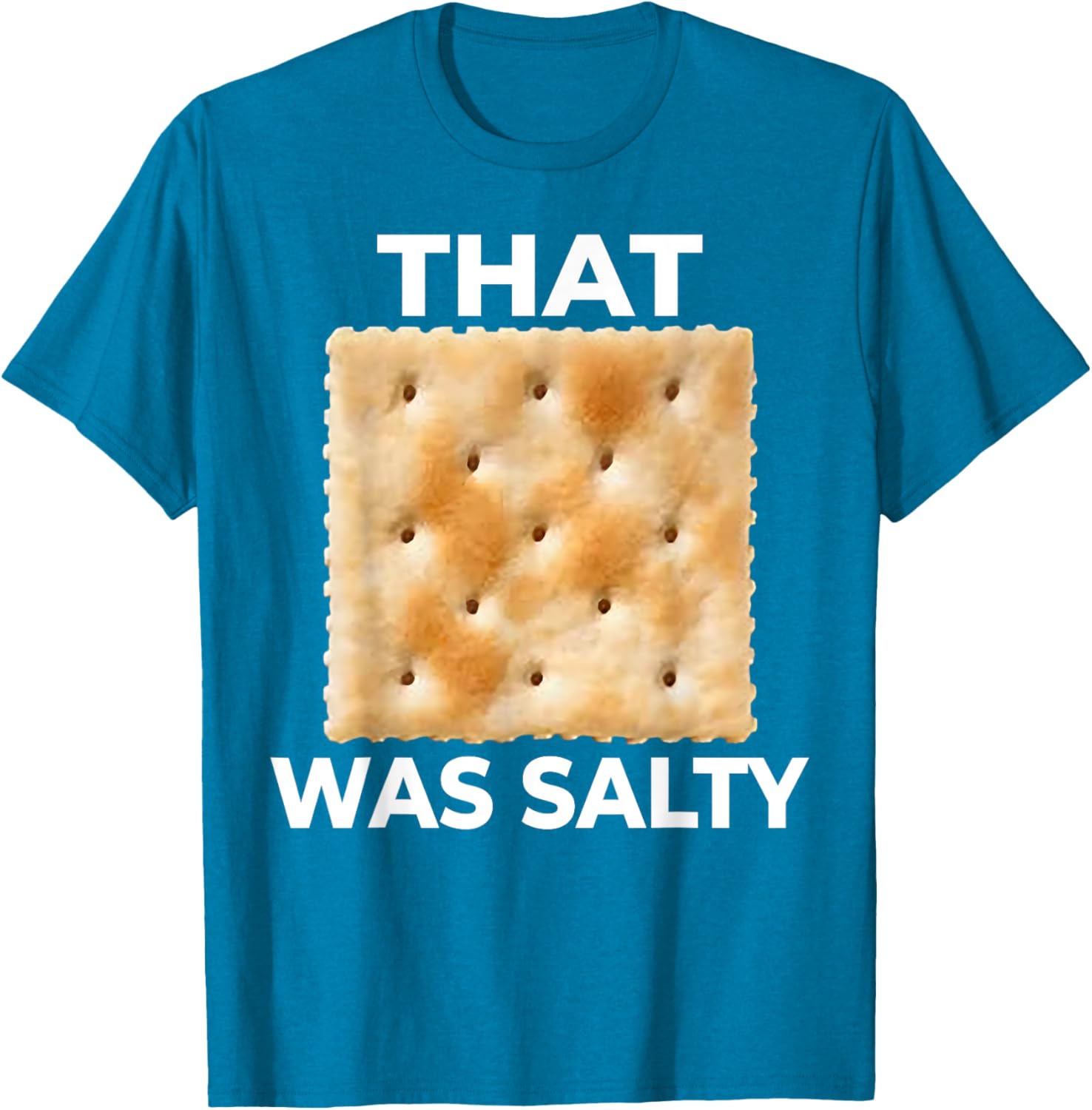 Salty Funny Saltine Soda Cracker T-Shirt for Food Lovers and Fun Gifts - 7