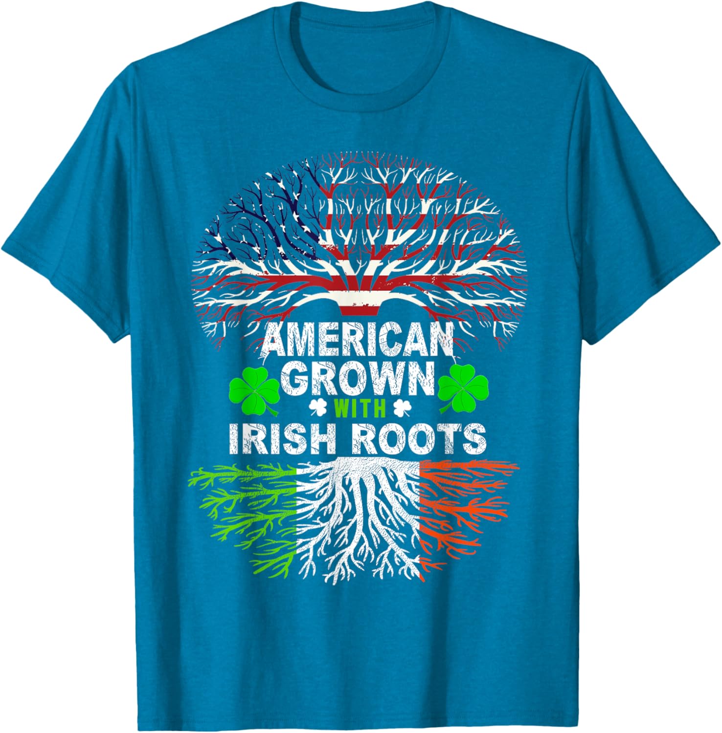 American Grown Irish Roots St. Patrick's Day T-Shirt for Festive Fun - 20