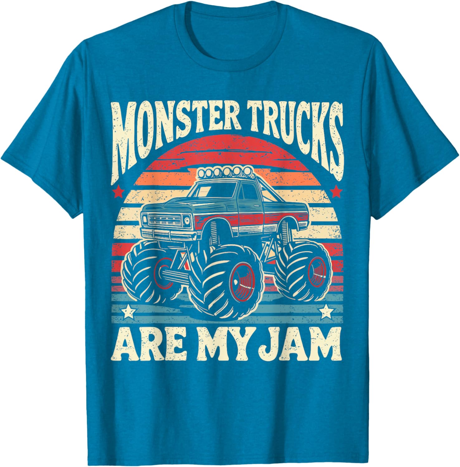 Vintage Monster Truck Enthusiast T-Shirt for Kids and Adults - 6