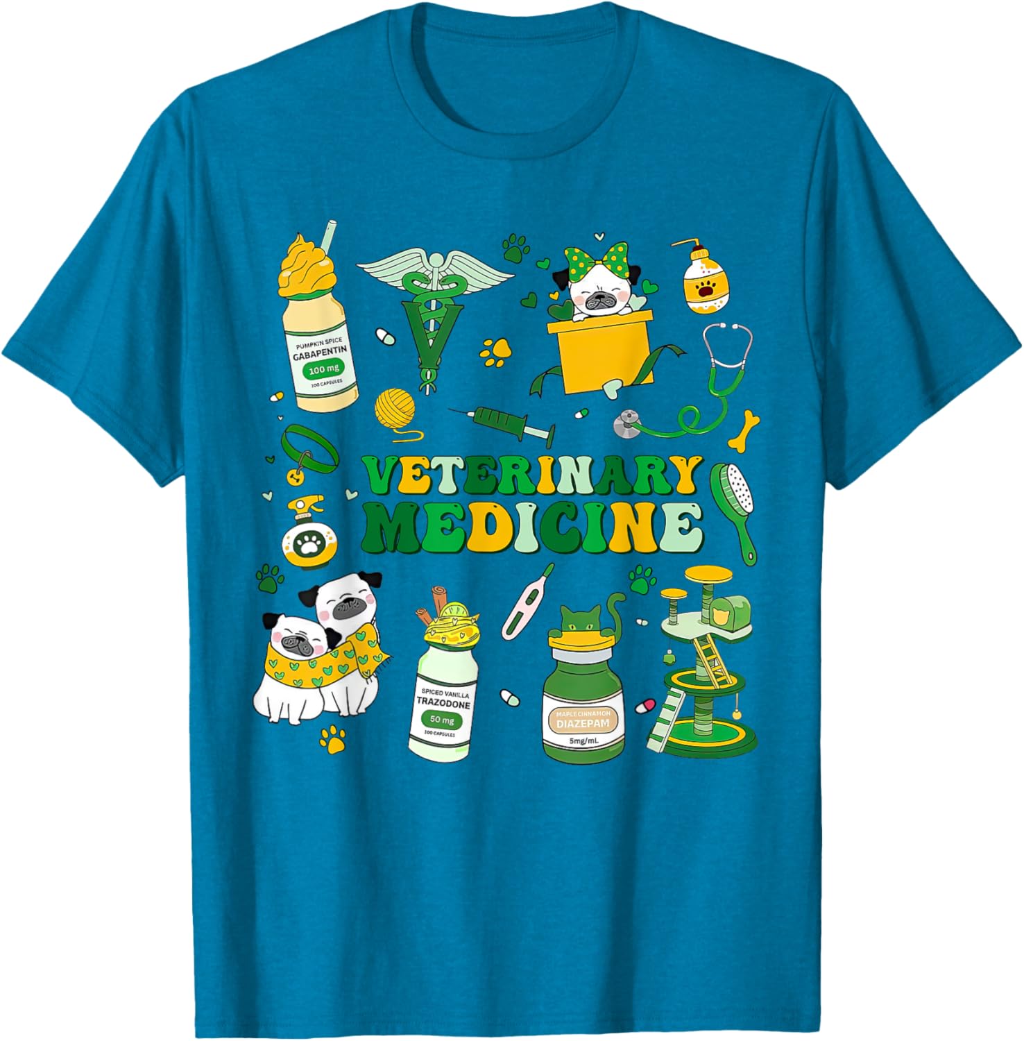 St Patrick's Day Vet Tech T-Shirt for Dog and Cat Lovers - 20