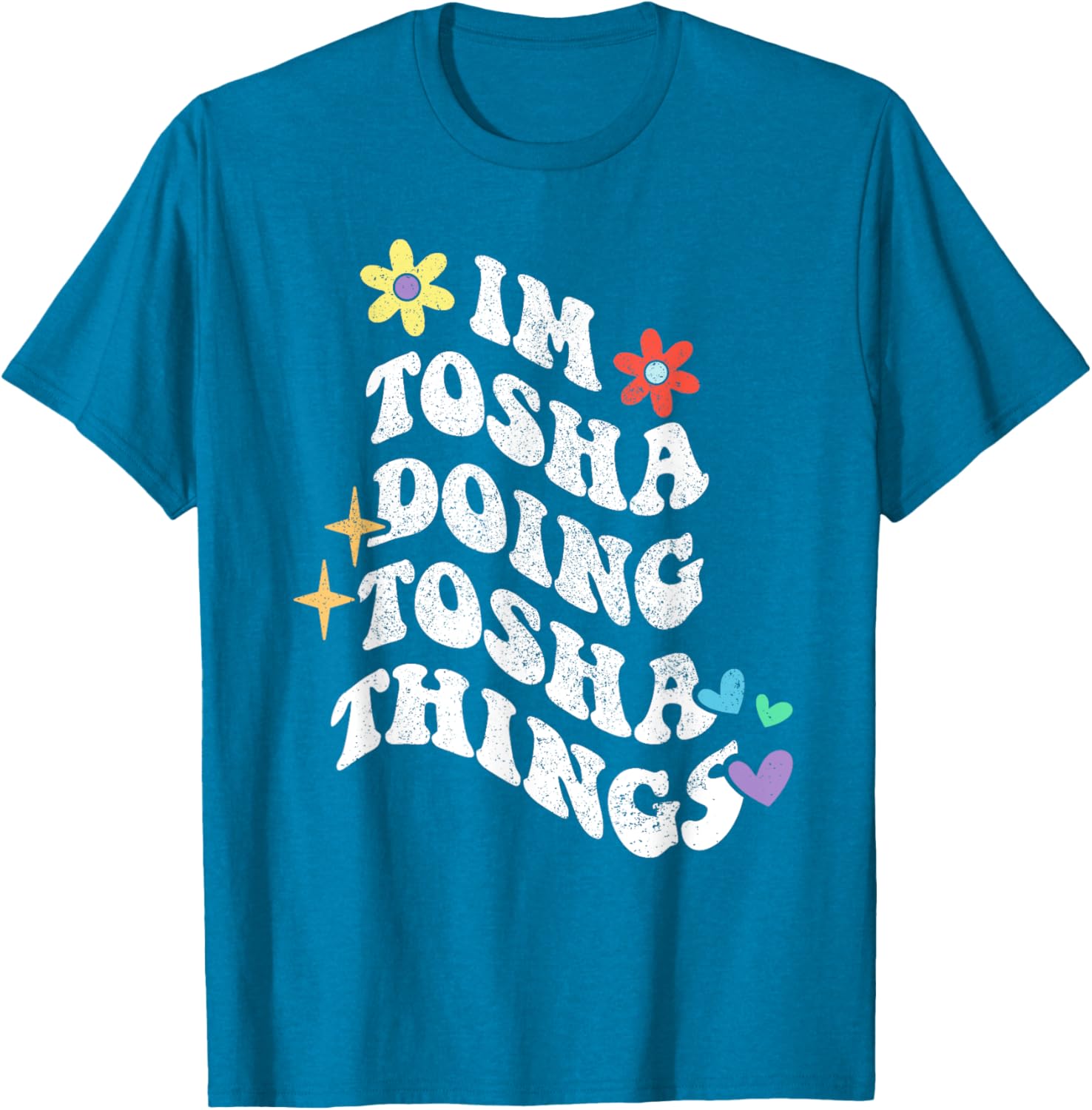 Retro Groovy T-Shirt for Moms Doing Tosha Things - Fun Mothers Day Gift - 14