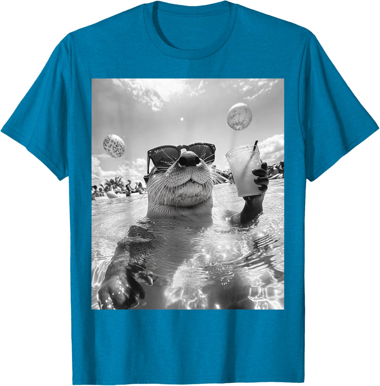 Cool Otter Selfie T-Shirt for Fun and Stylish Casual Wear - 10