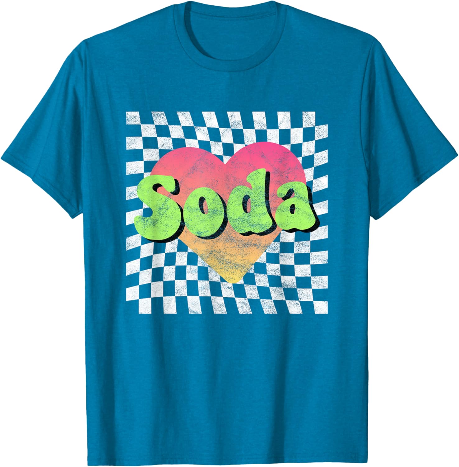 Soda Lover Heart Vintage Retro T-Shirt for Fun and Stylish Outfits - 23
