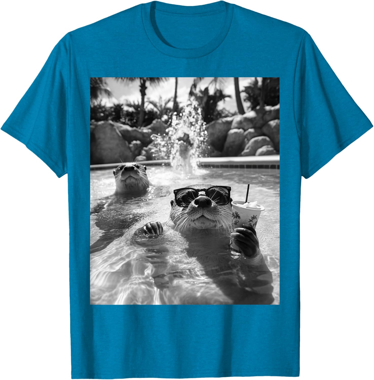 Cool Otter Selfie T-Shirt for Fun Animal Lovers - Perfect Gift Idea - 8