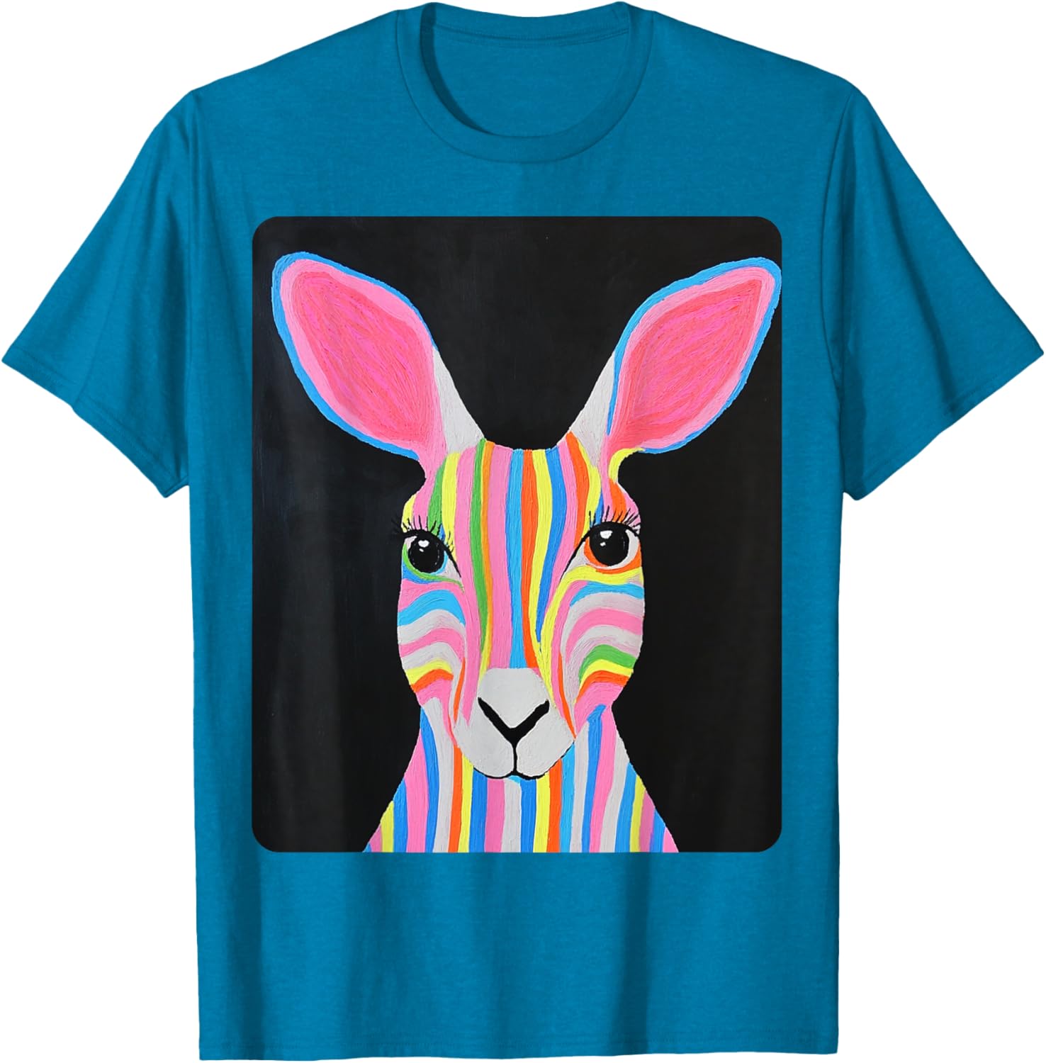 Vibrant Kangaroo Graphic T-Shirt for Style Lovers and Animal Fans - 8