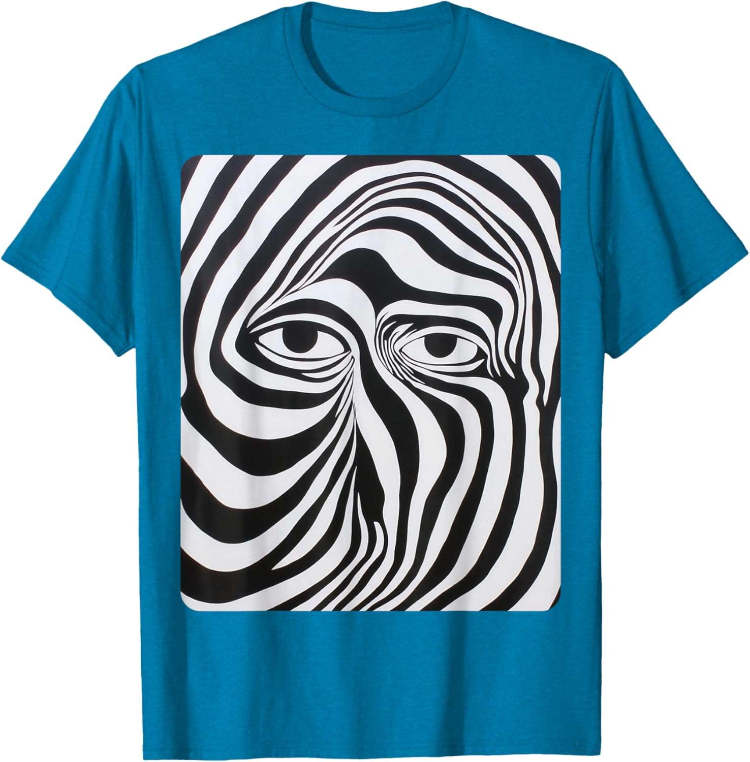 Stylish Eyes White and Black Designer T-Shirt for Trendy Fashion Lovers - 2