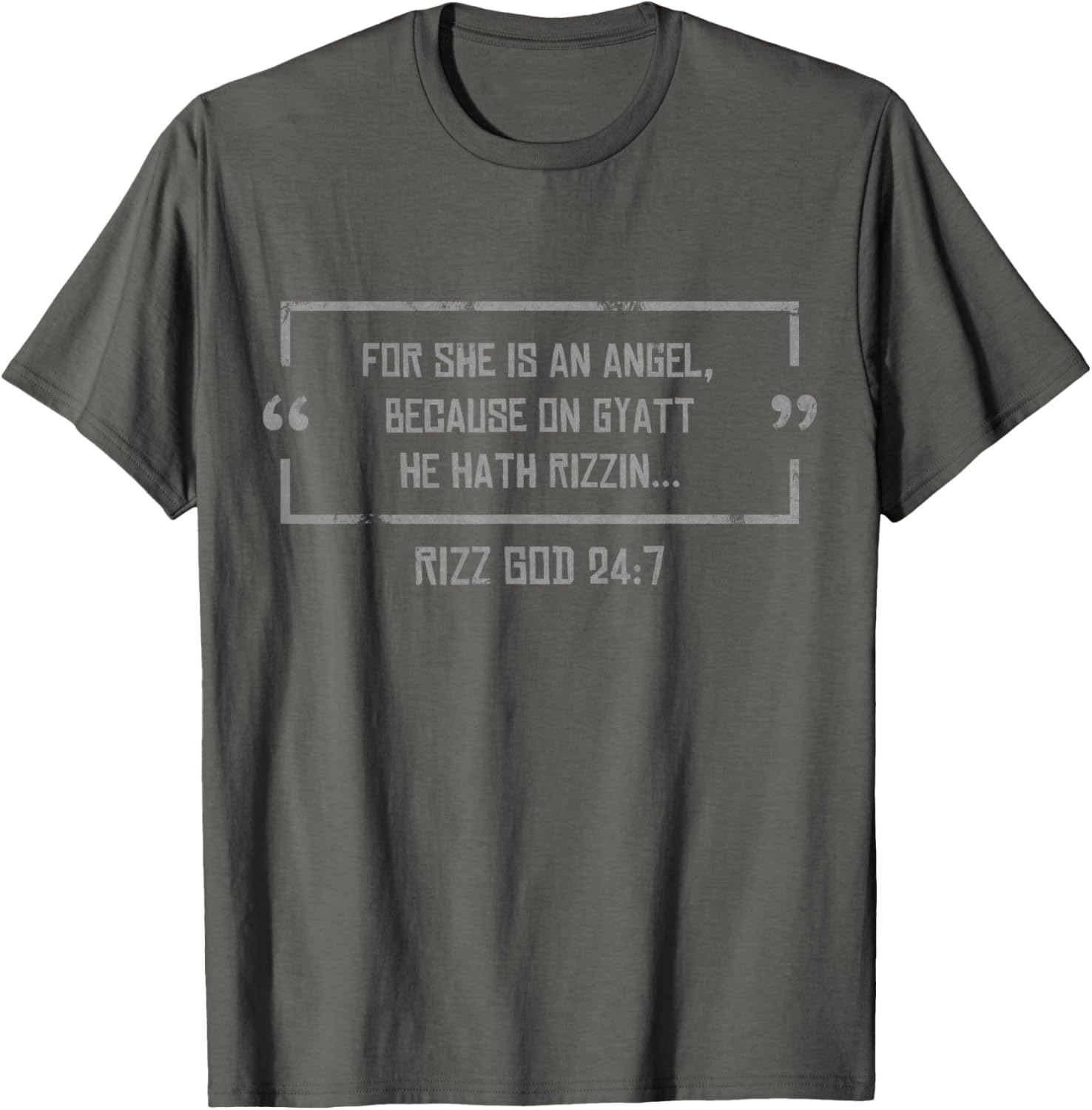 Rizz God T-Shirt - Funny Meme Design for Charisma Lovers - 20