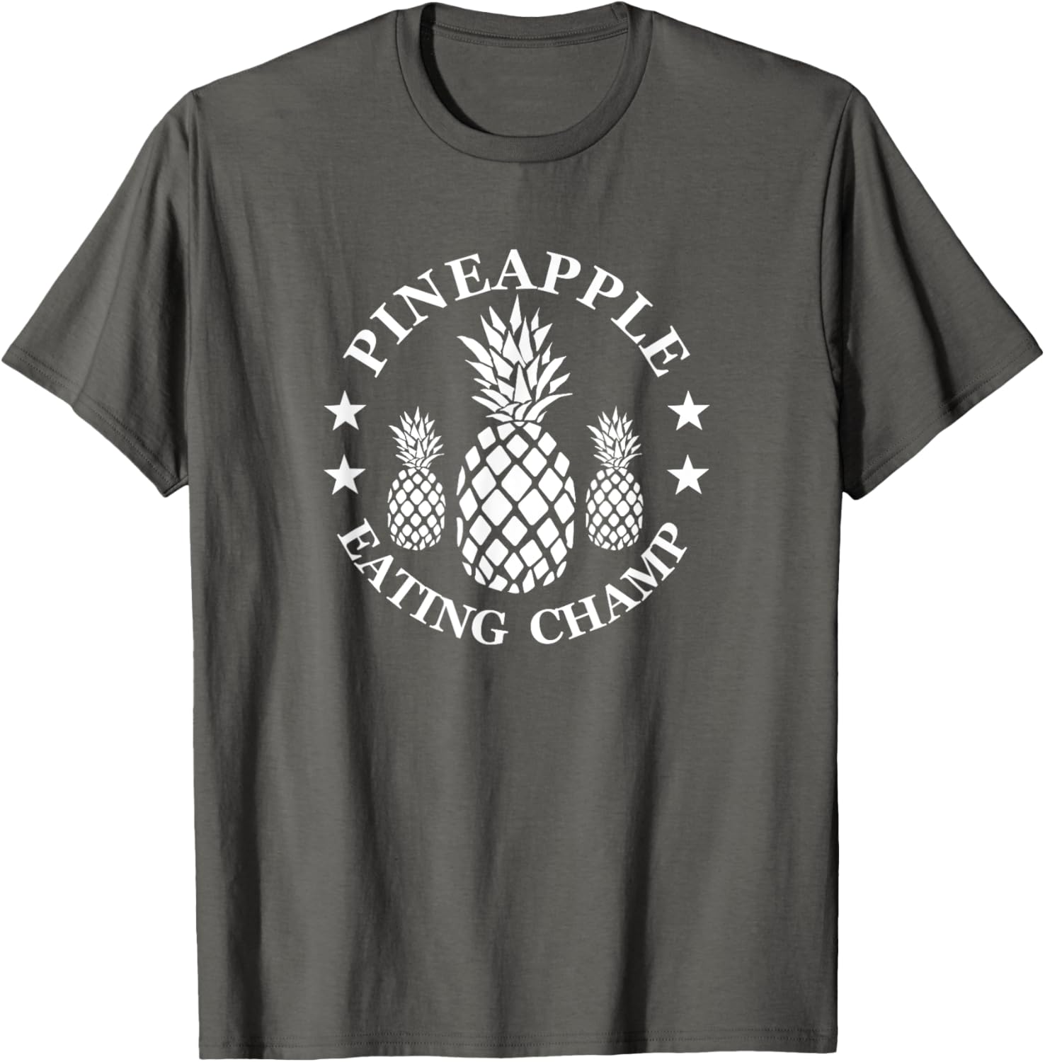 Tropical Pineapple Eating Champion T-Shirt for Fun Summer Style - 6