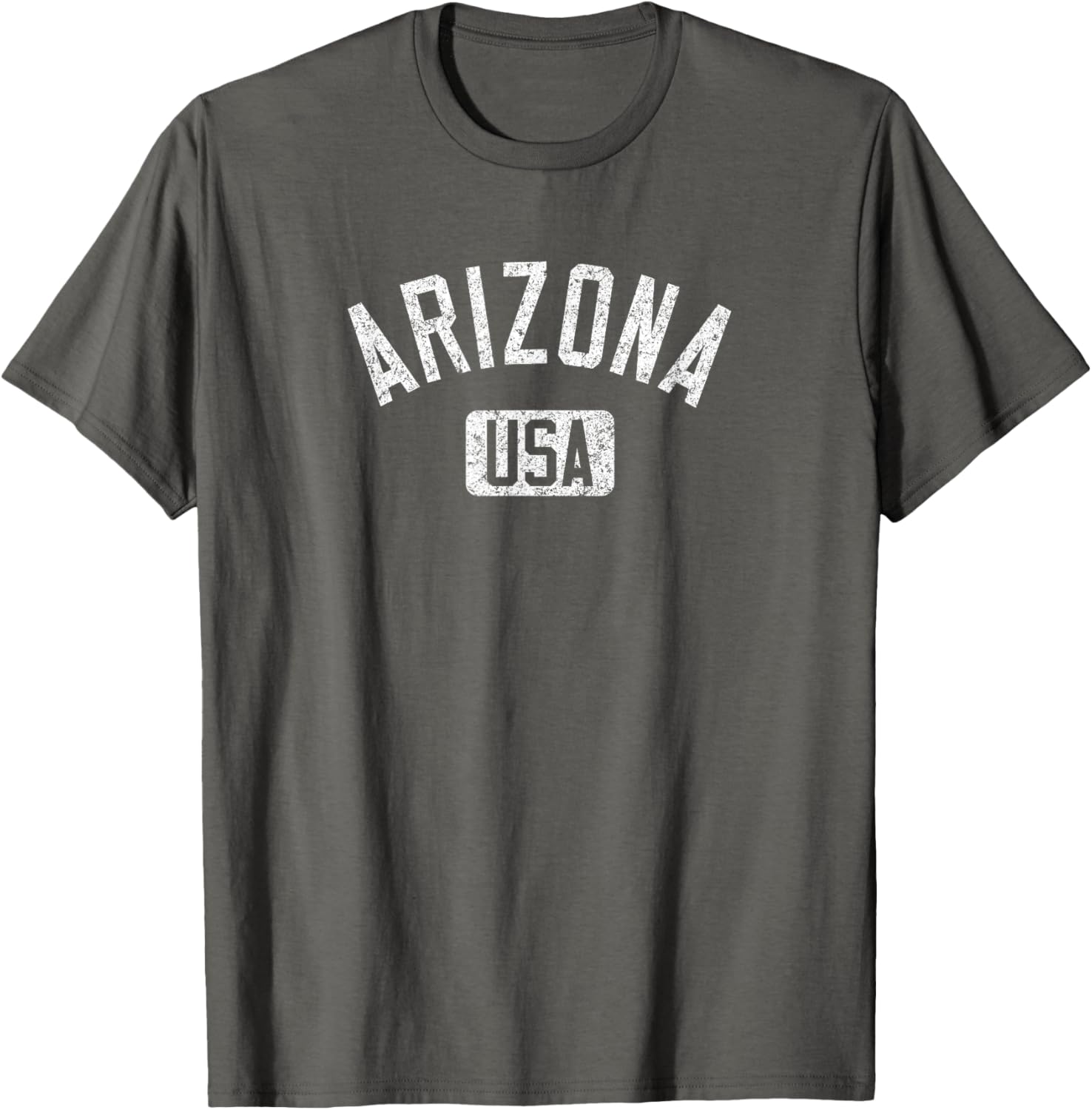 Arizona USA Distressed White Print T-Shirt for Comfortable Casual Style - 8