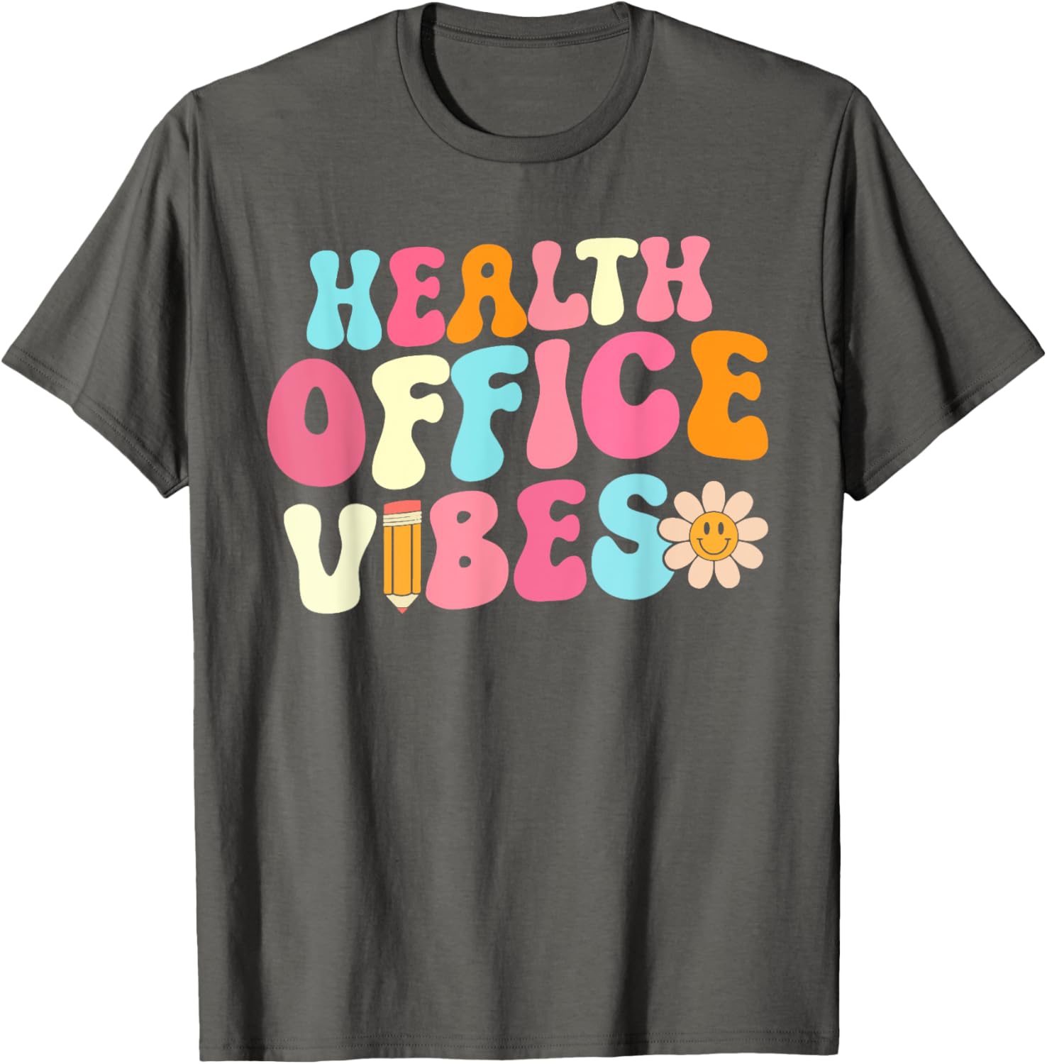Retro Health Office Vibes T-Shirt for School Nurses and Girls - 2
