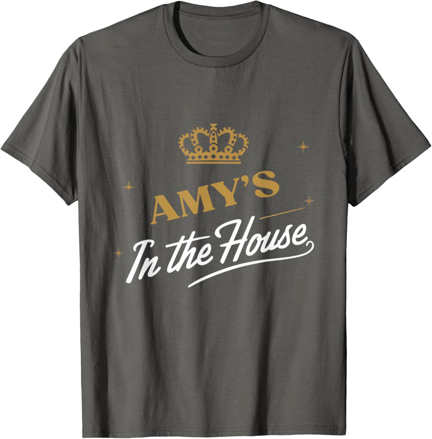 Amy's In The House Funny T-Shirt for Women: Trendy Casual Wear - 8