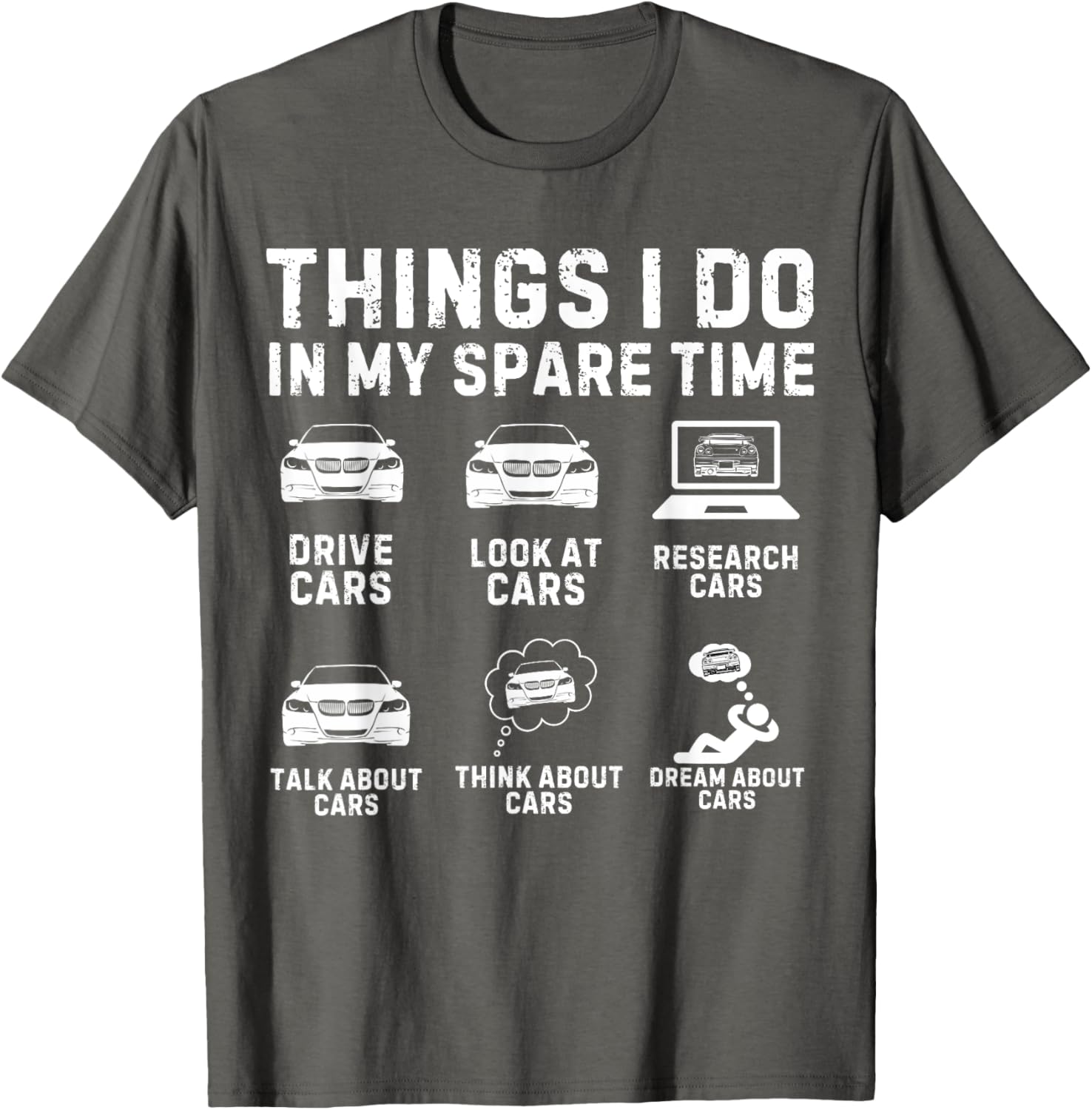 Car Enthusiast Men's T-Shirt for Spare Time Fun and Style - 6