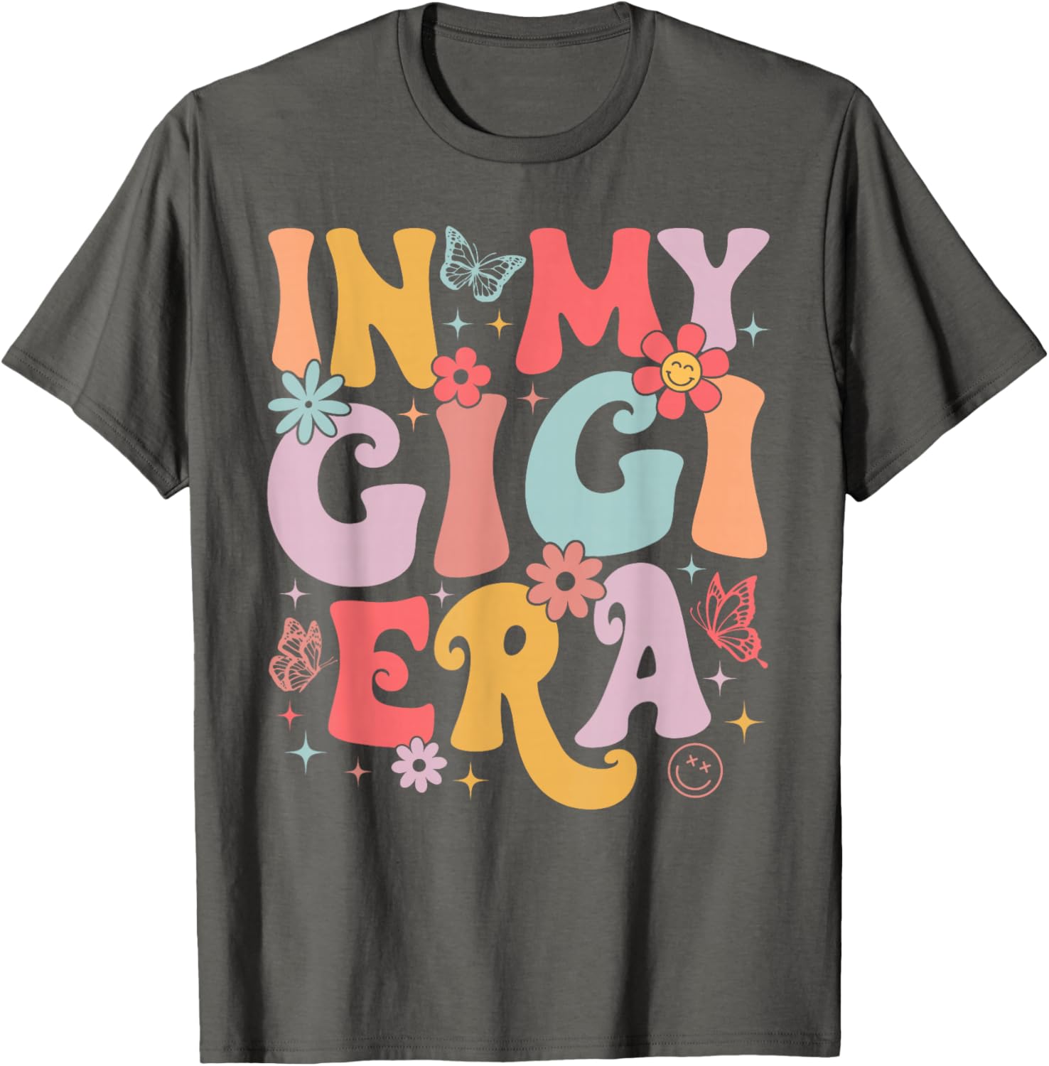 In My Gigi Era Retro Butterfly T-Shirt for Stylish Moms on Mother's Day - 10