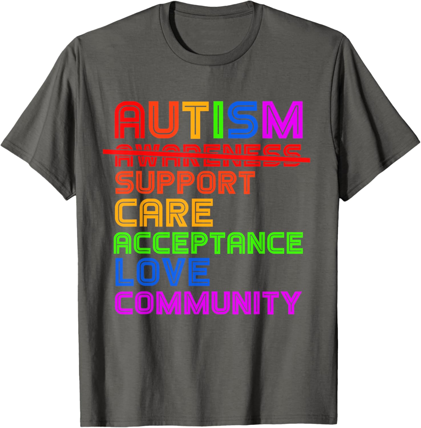 Autism Awareness T-Shirt for Men, Women, and Kids - Support Acceptance - 28