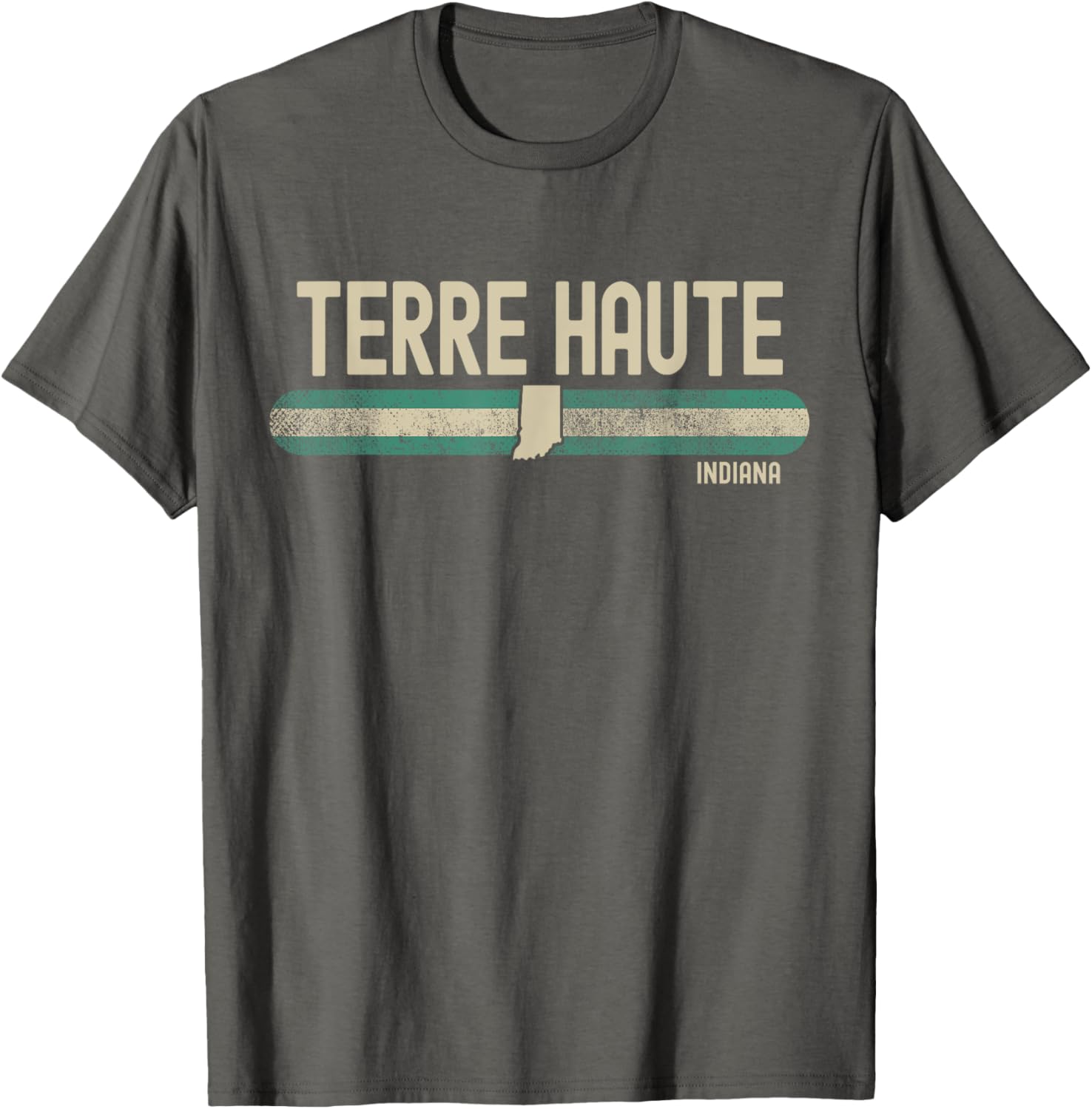 Terre Haute Indiana 80s Style T-Shirt for Travel Lovers and Music Fans - 17