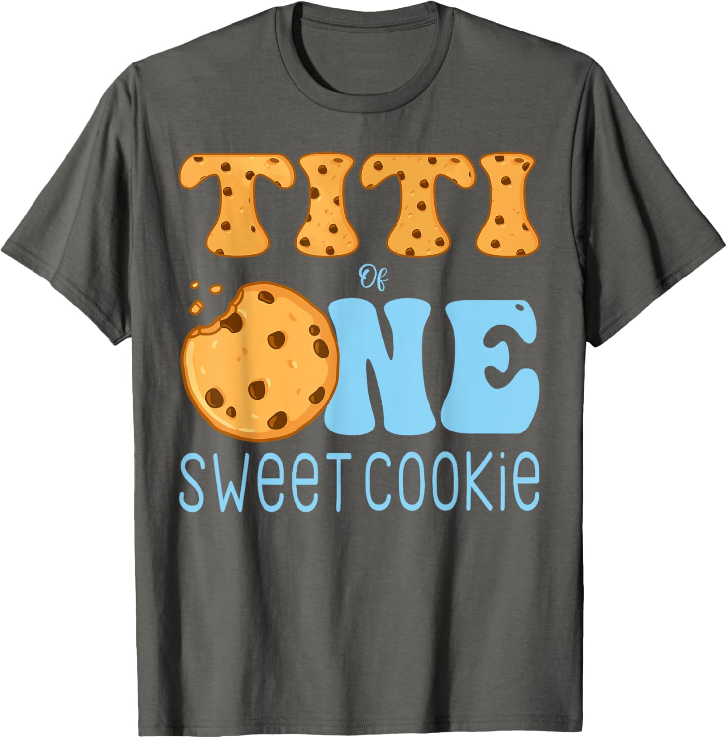 Titi Of One Sweet Cookies and Milk Birthday Party T-Shirt for Kids - 5