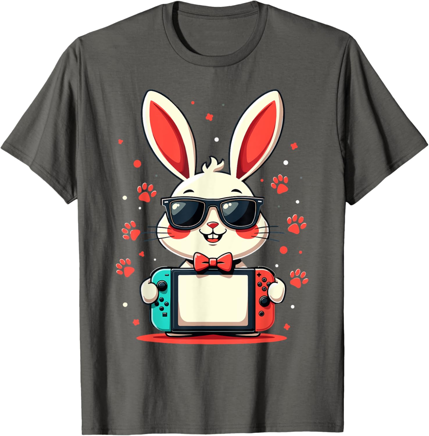 Cute Bunny Gaming Controller T-Shirt for Easter Gamer Boys Gifts - 7