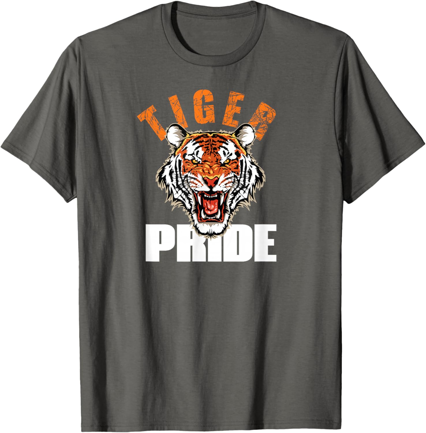 Retro Tiger Pride Vintage Mascot T-Shirt for School Sports Teams - 4