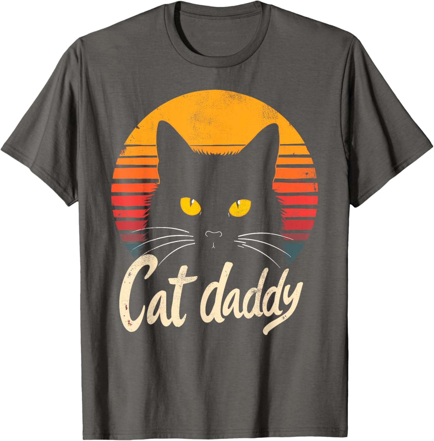 Retro Cat Daddy T-Shirt for Men, Women, and Kids - Vintage Cat Sunglasses Tee - 5