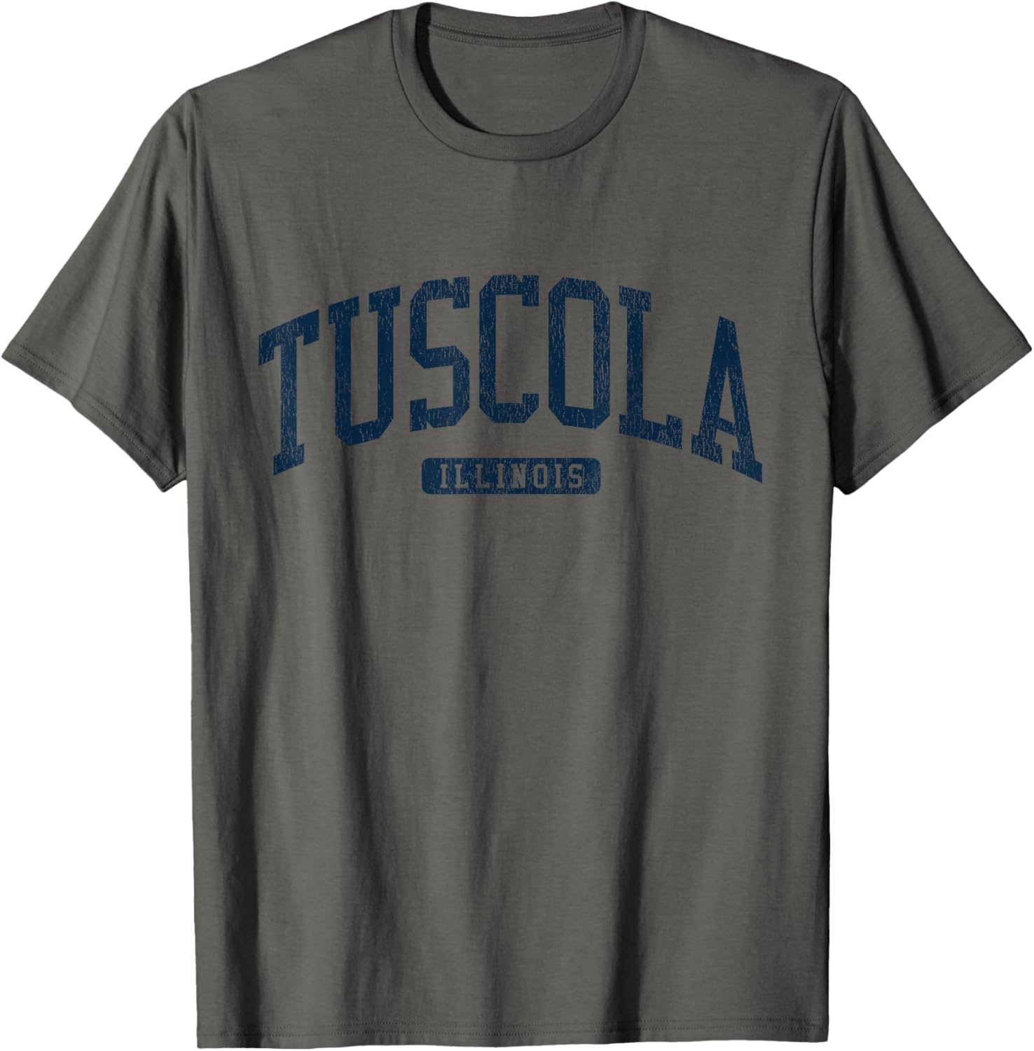 Tuscola Illinois College University Style Blue T-Shirt for Students - 6