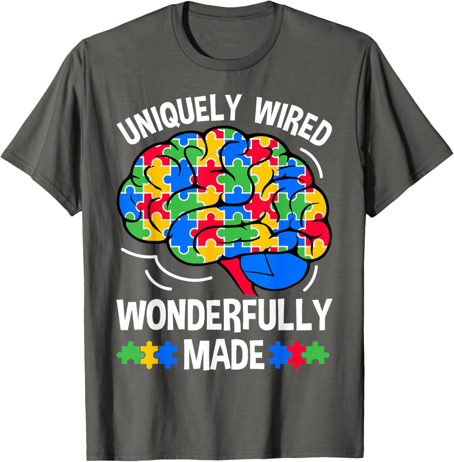 Uniquely Wired Wonderfully Made Autism Awareness T-Shirt for Kids - 5