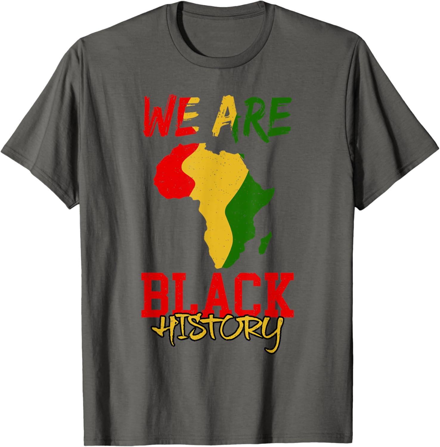 Celebrate Black History Month with African American Map T-Shirt - 1