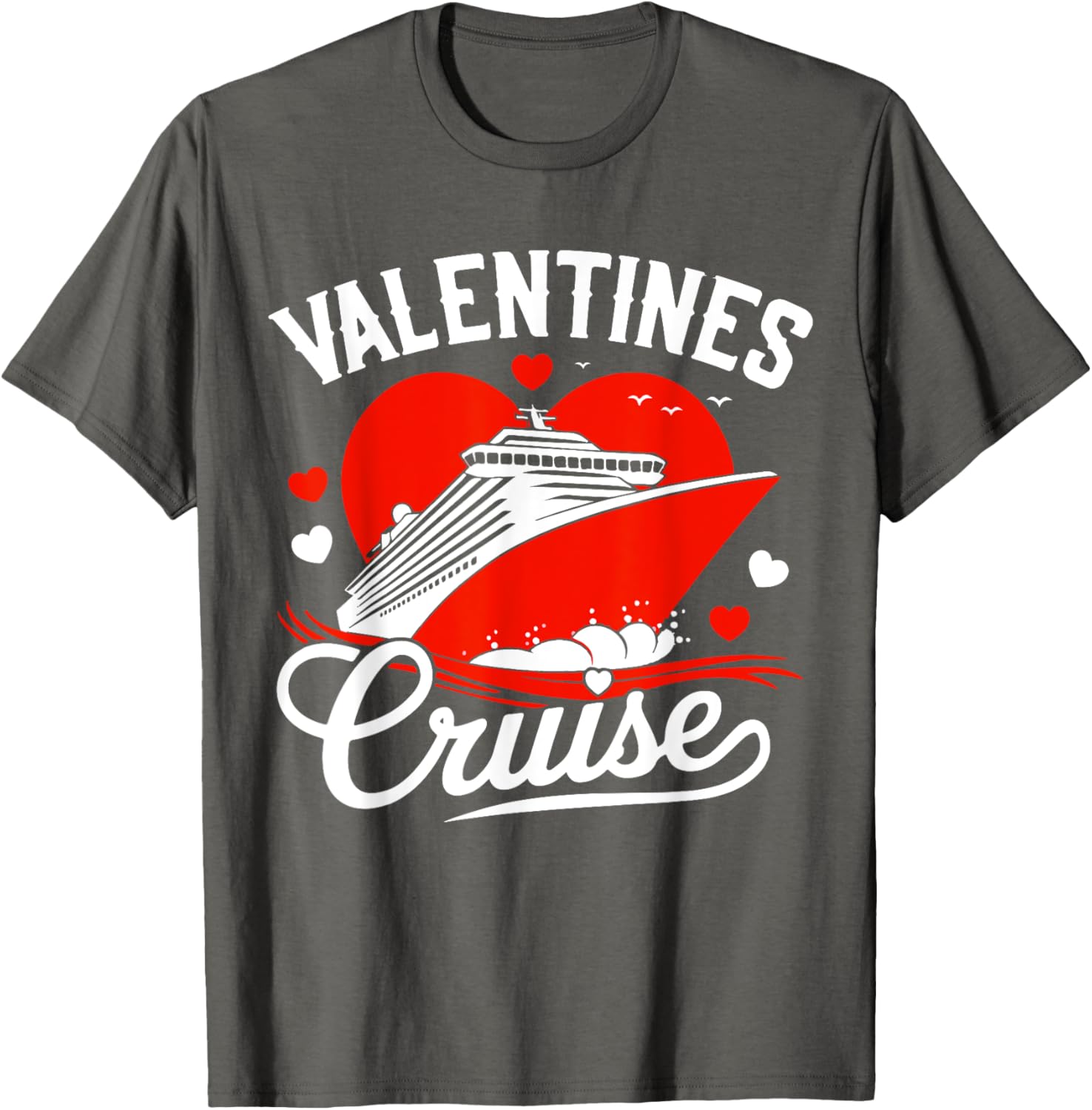 Valentine's Day Cruise Matching Couple T-Shirts for Sweet Vacation Fun - 4