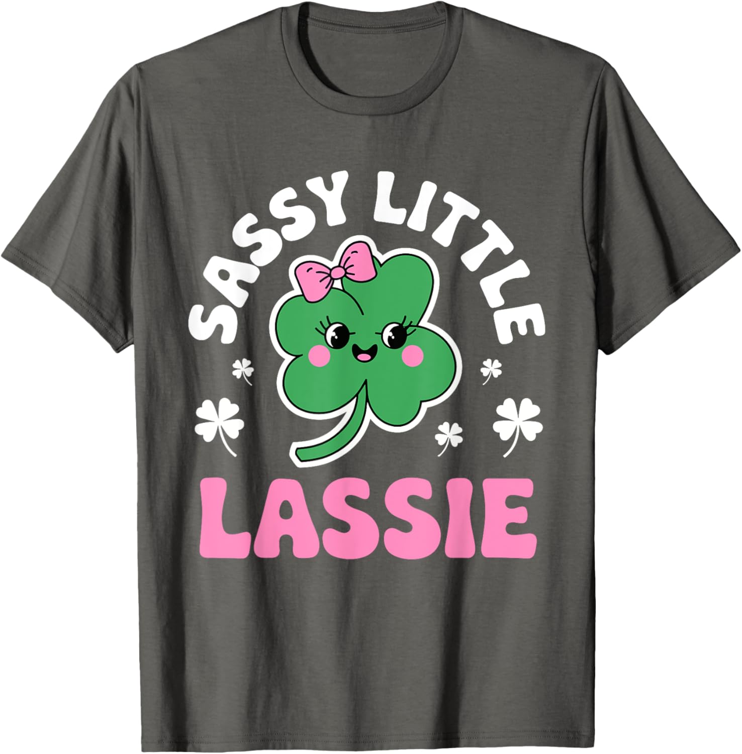 Sassy Little Lassy Girls St Patricks Day T-Shirt Irish Outfit - 11