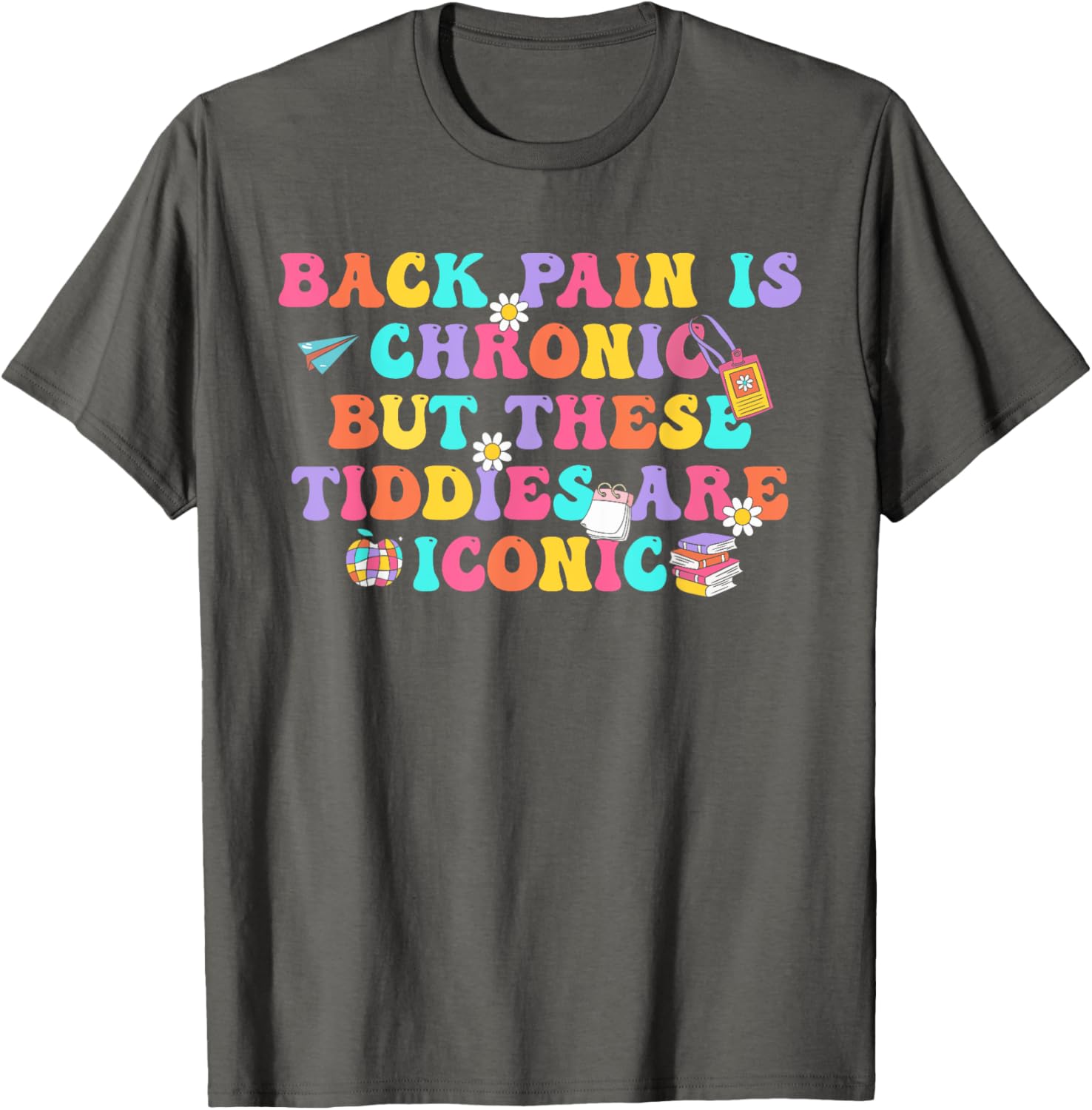 Chronic Back Pain Iconic Women Men T-Shirt for Comfort and Style - 10