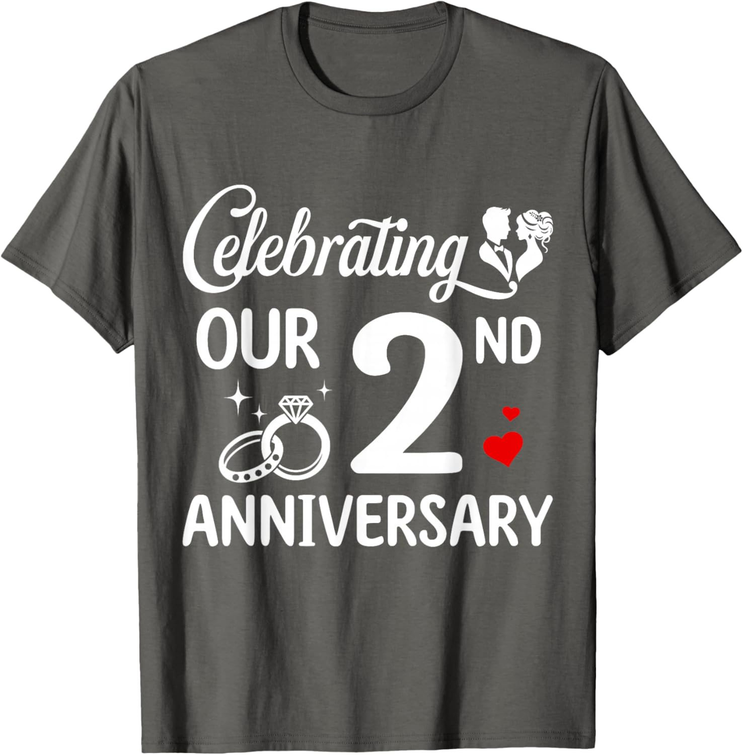 Celebrate Your 2nd Wedding Anniversary with Our Fun Marriage T-Shirt - 5